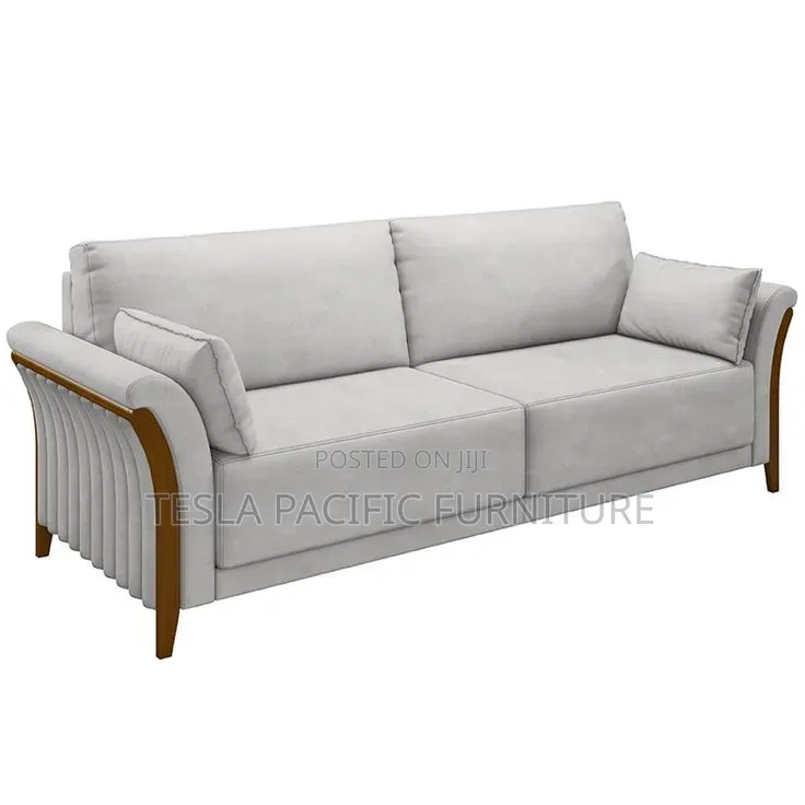 Modern 3 Seater Sofa Set Made in With Spring Cushions and Fiber