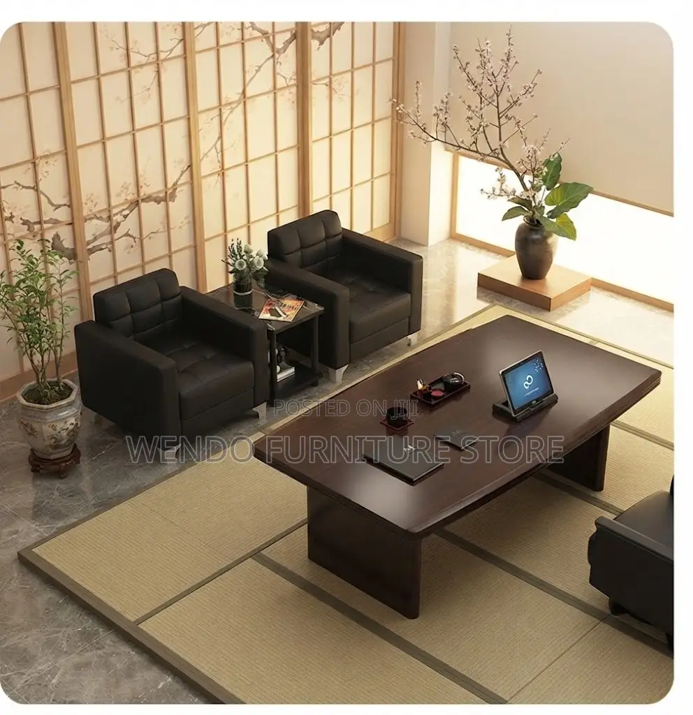 Sofas; Executive Single Seater Leather Staff Meeting Sofa Set