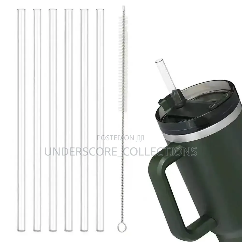 One Replaceable Straw With Cleaning Brush