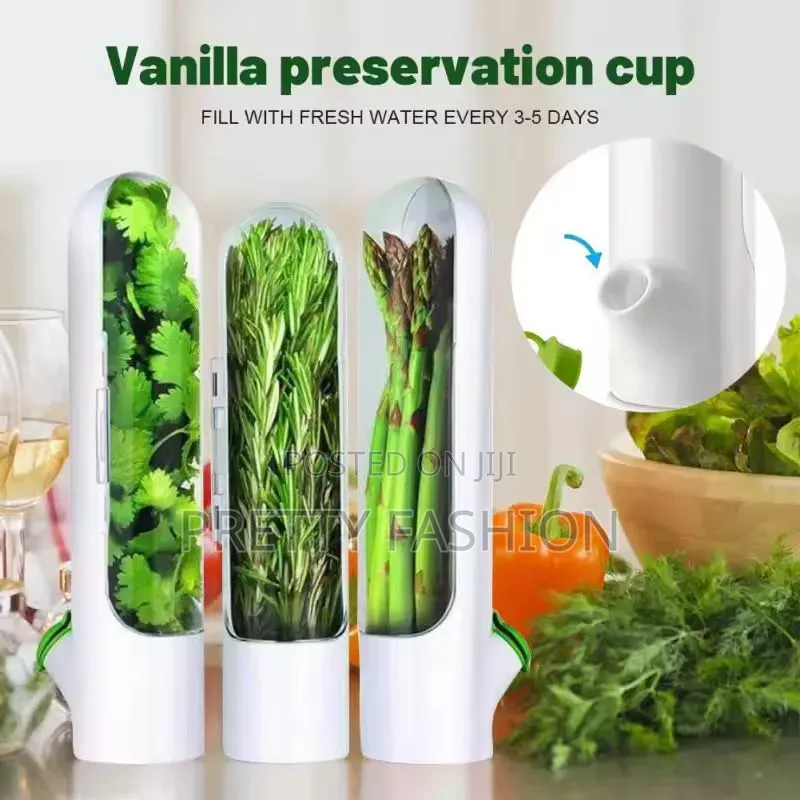 Fresh Herbs Fridge Storage Container