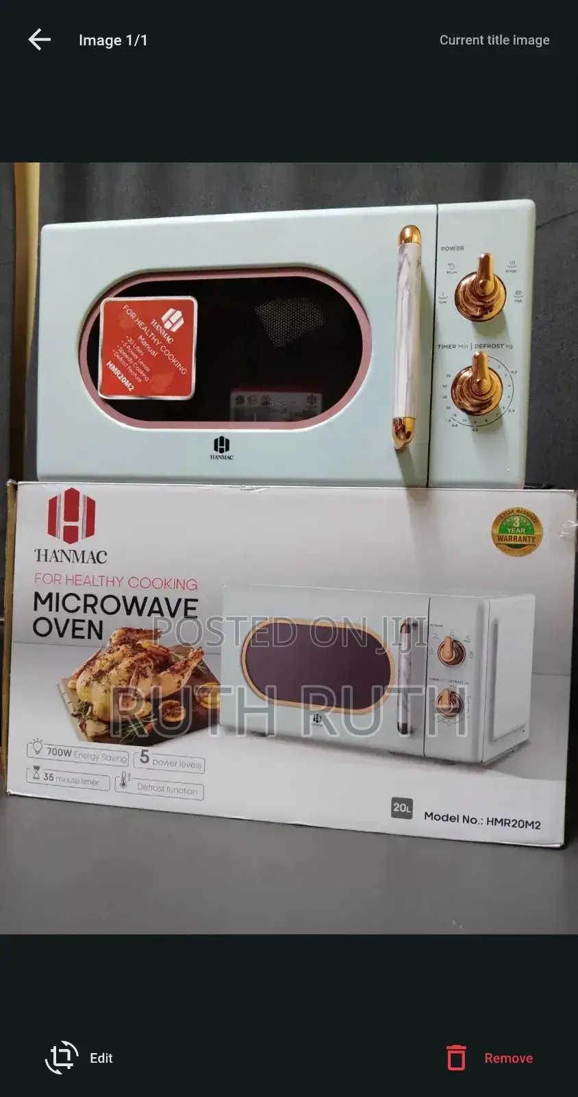Hanmac 20l Manual Microwave