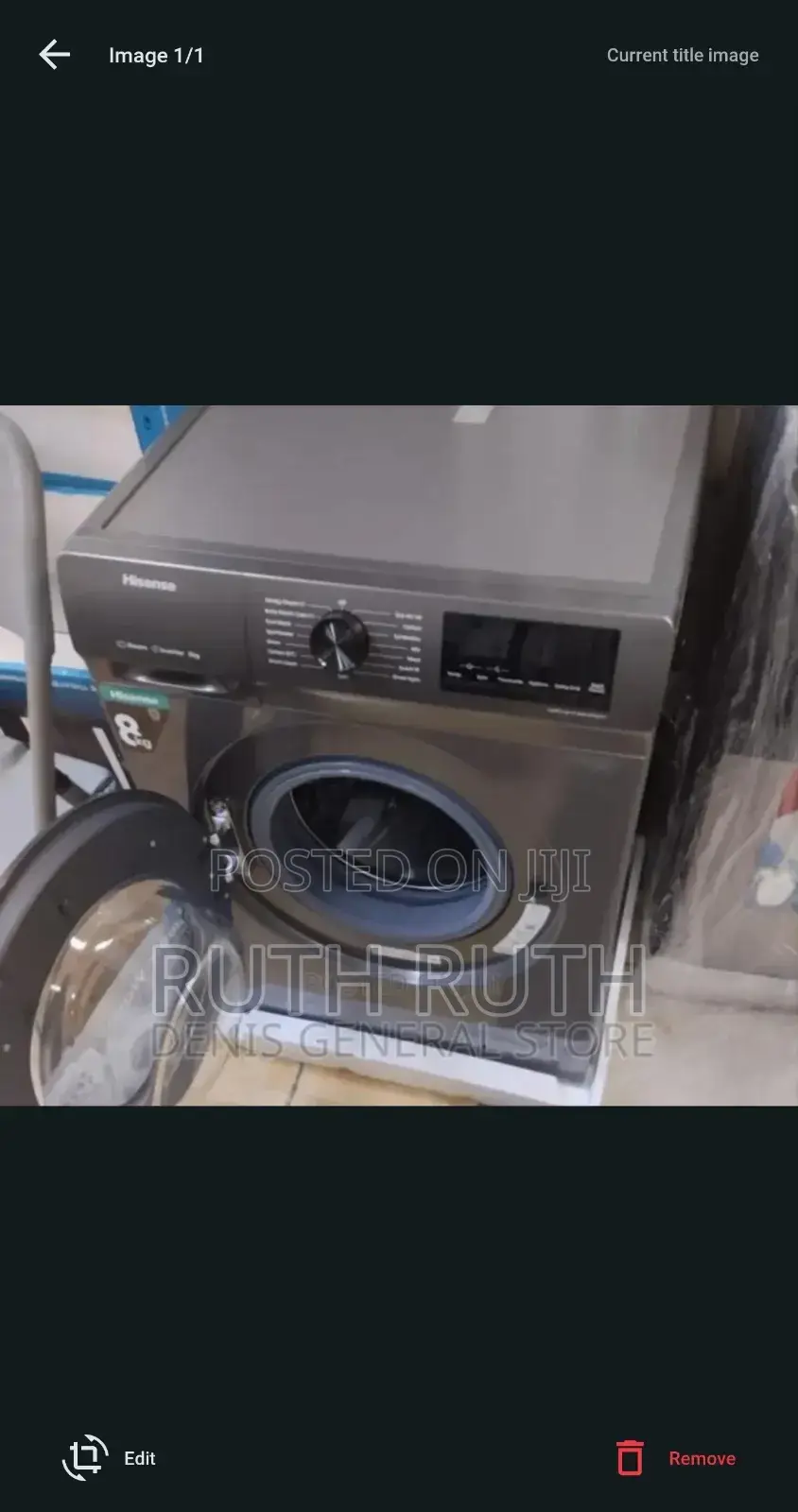 8kg Wash and Spin Front Load