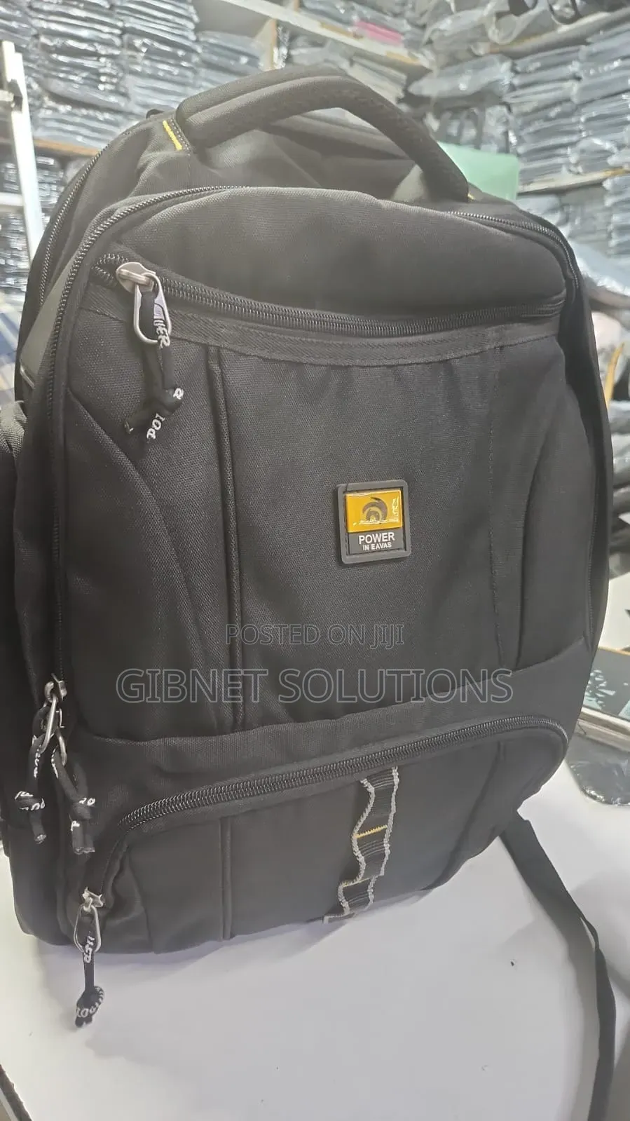 Power in Eavas 16" Backpack Bag -Black
