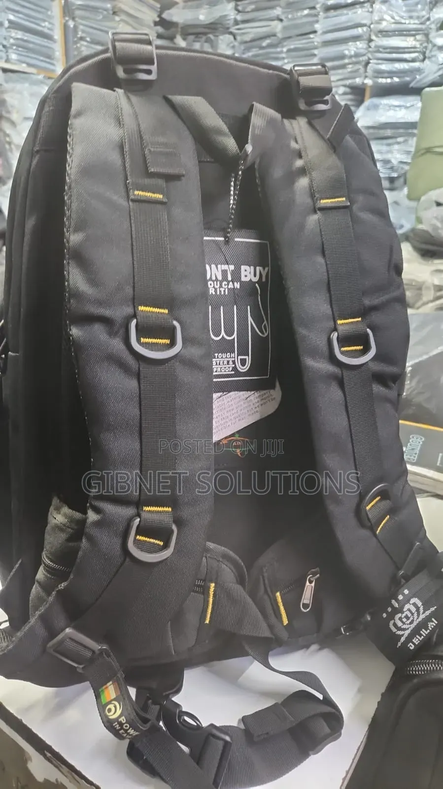 Power in Eavas 16" Backpack Bag -Black