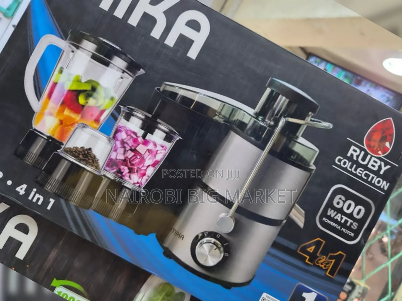 Mika 4 in 1 Juicer Blender Grinder & Chopper