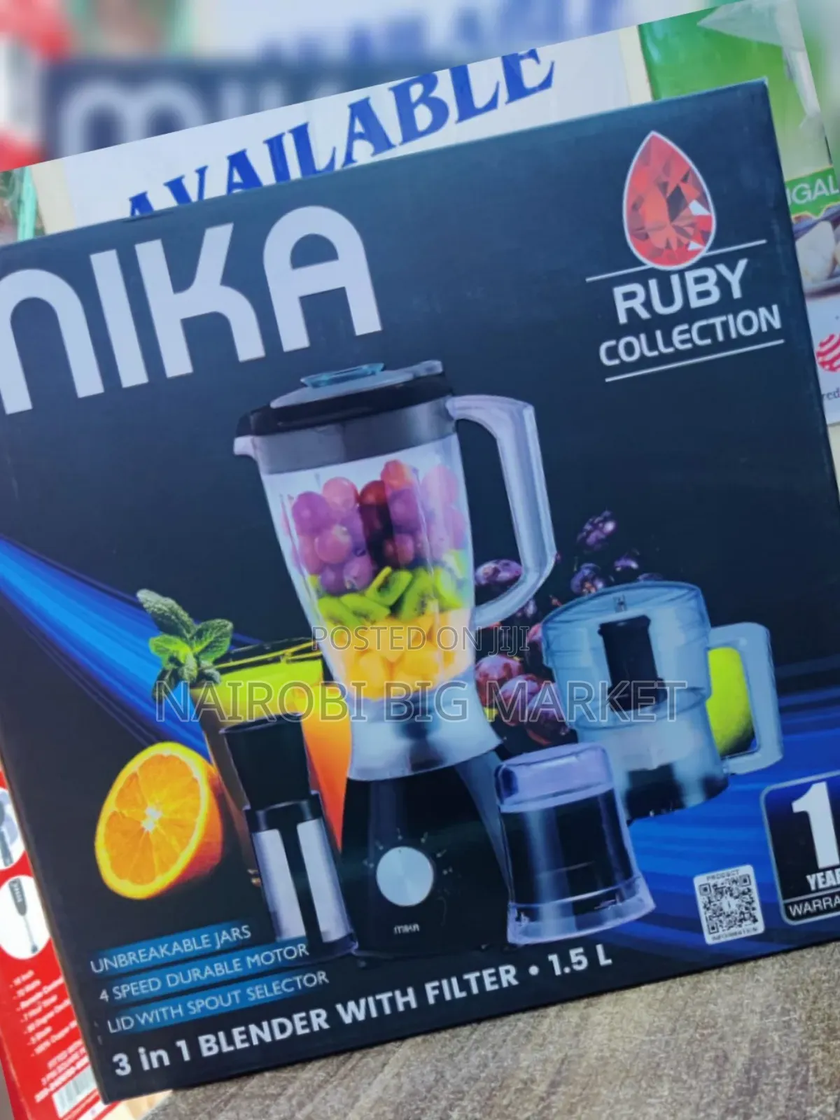 Mika 3 in 1 Blender