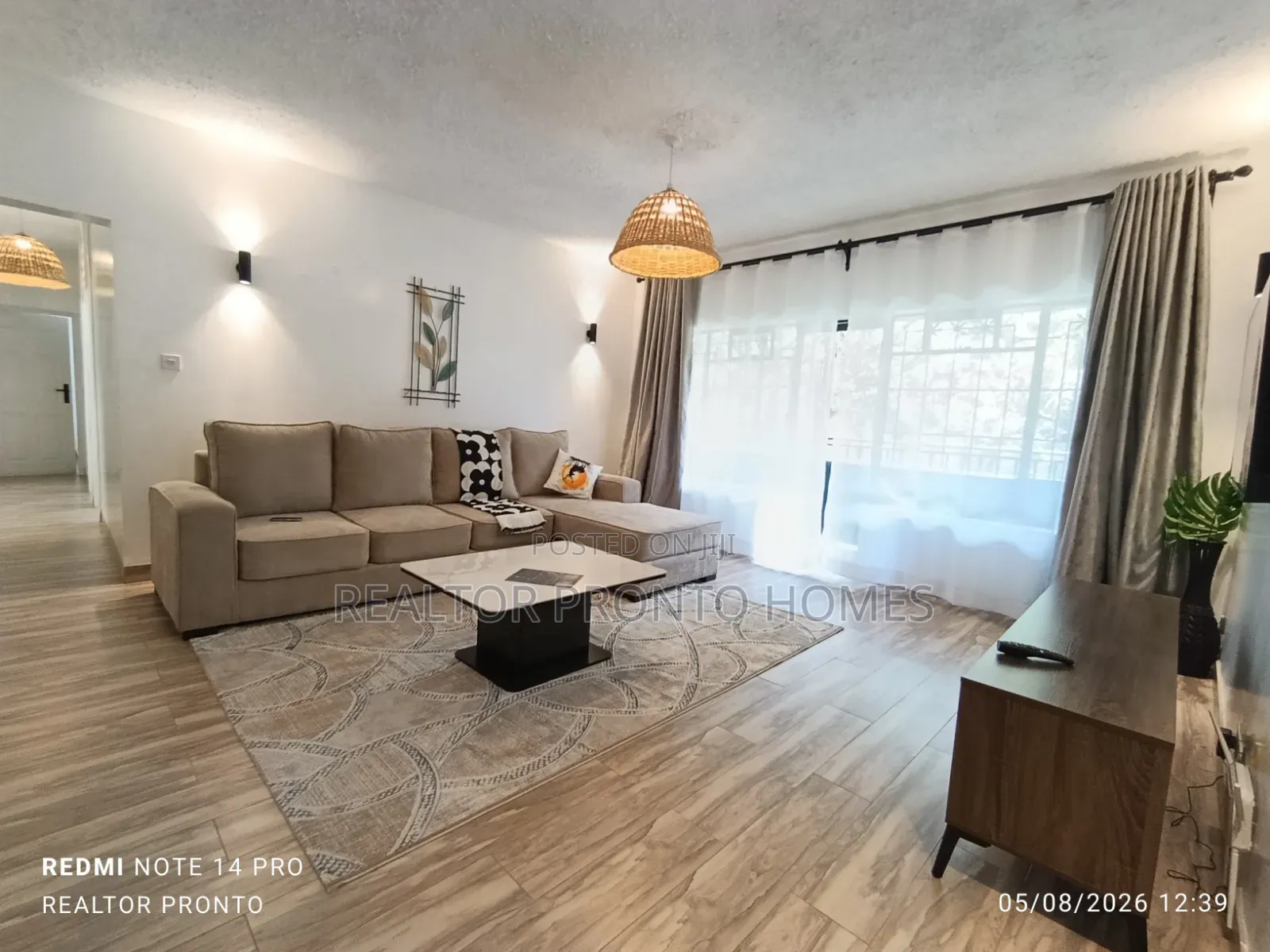 Furnished 3bdrm Apartment in Kilimani, Hurlingham for rent