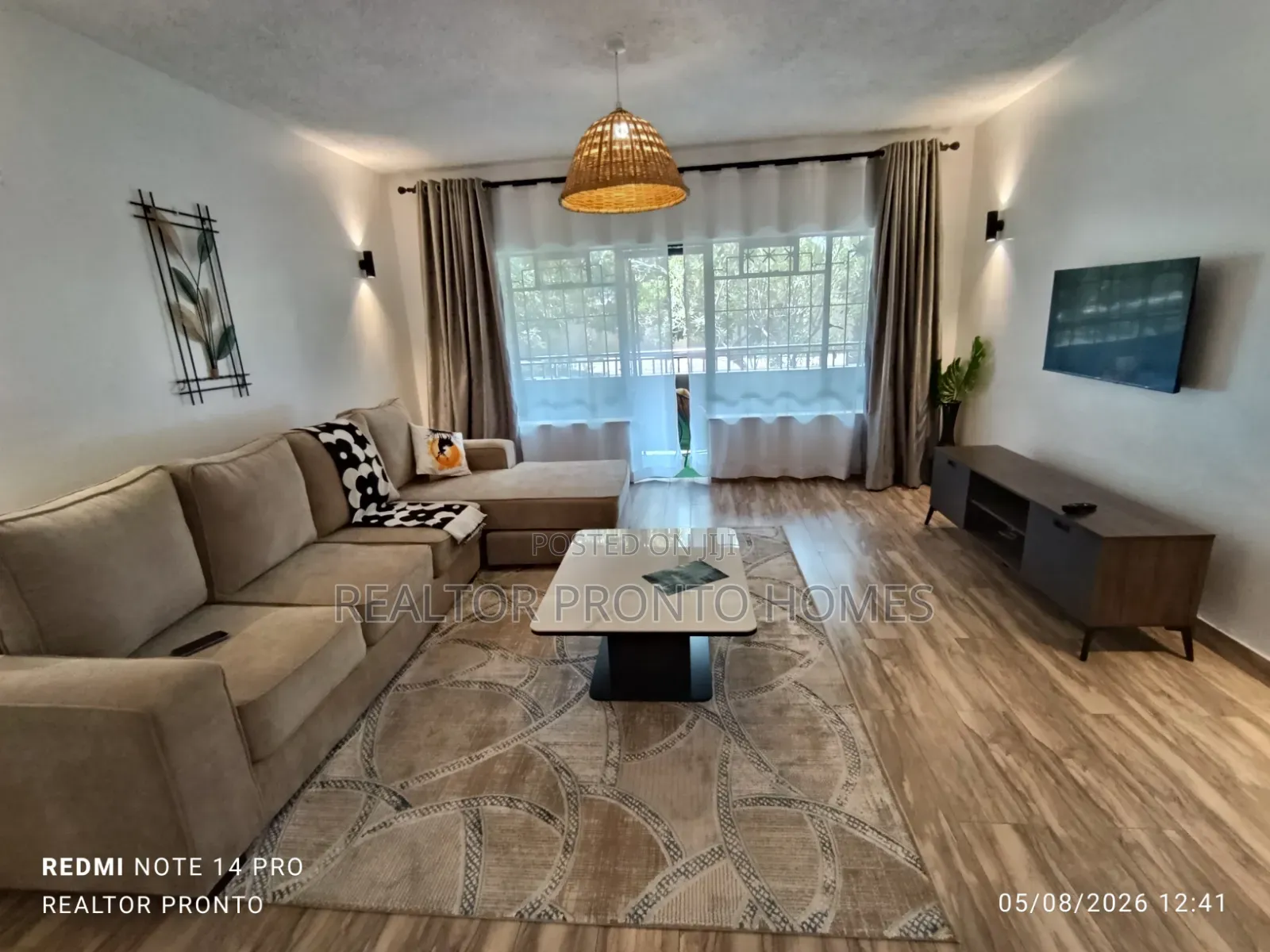 Furnished 3bdrm Apartment in Kilimani, Hurlingham for rent