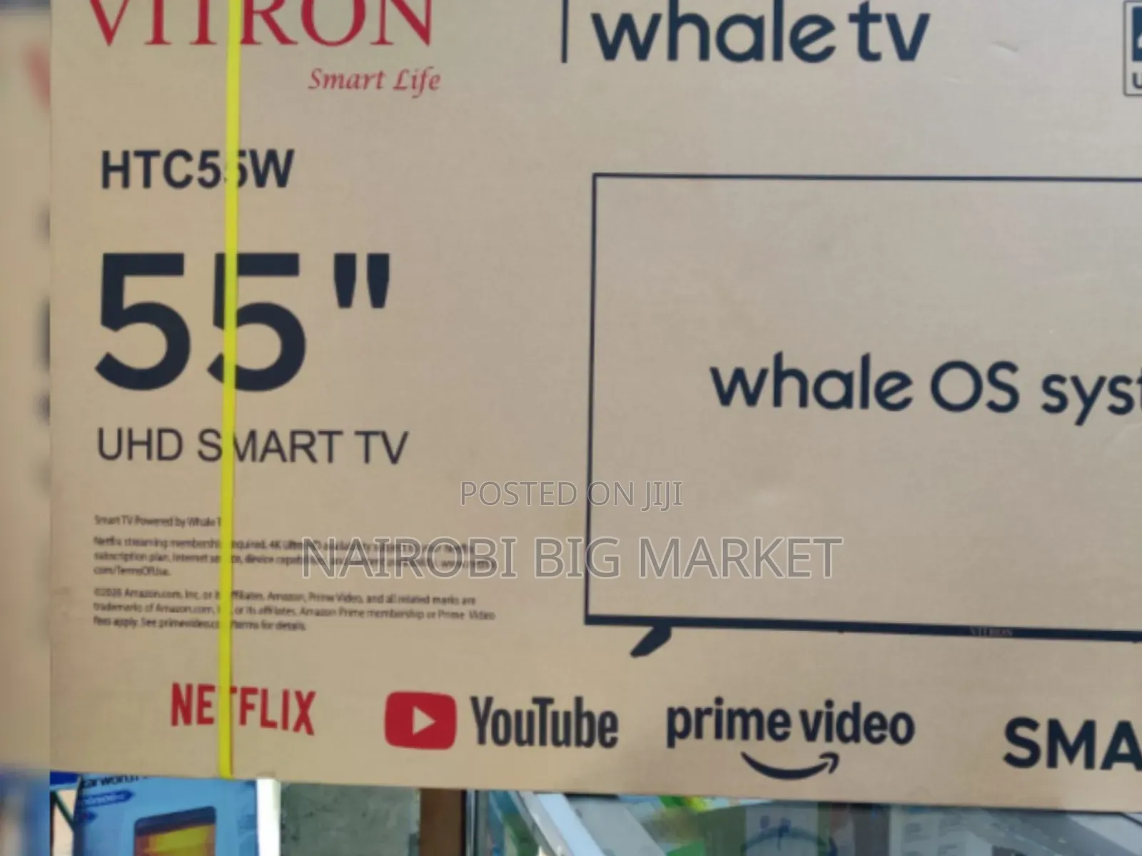 Vitron 55" Whale Os Smart 4k TV