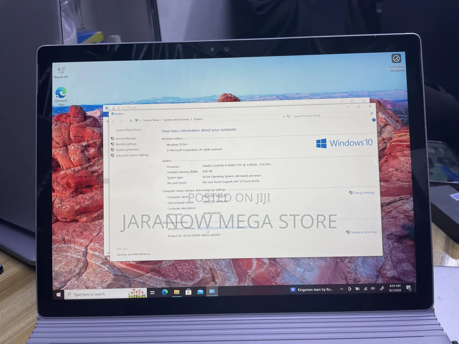 Laptop Microsoft Surface Book 8GB Intel Core i5 SSD 128GB