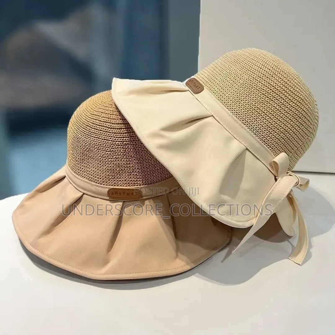 *Summer Women's Sun Protection Butterfly Knot Hat Style