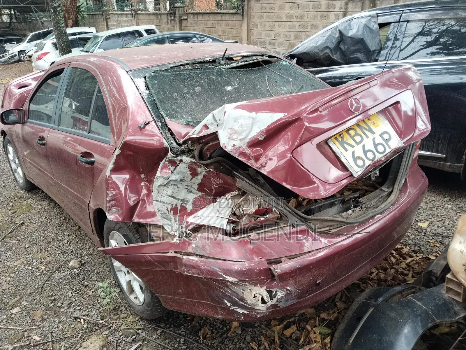 Mercedes-Benz C180 2003 Maroon