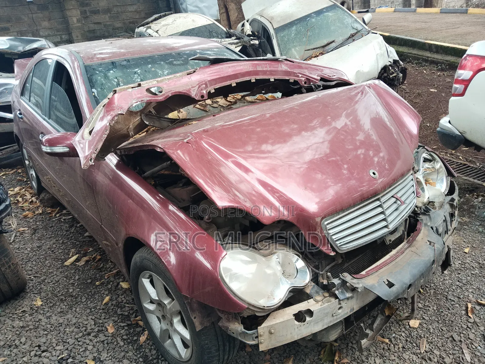 Mercedes-Benz C180 2003 Maroon