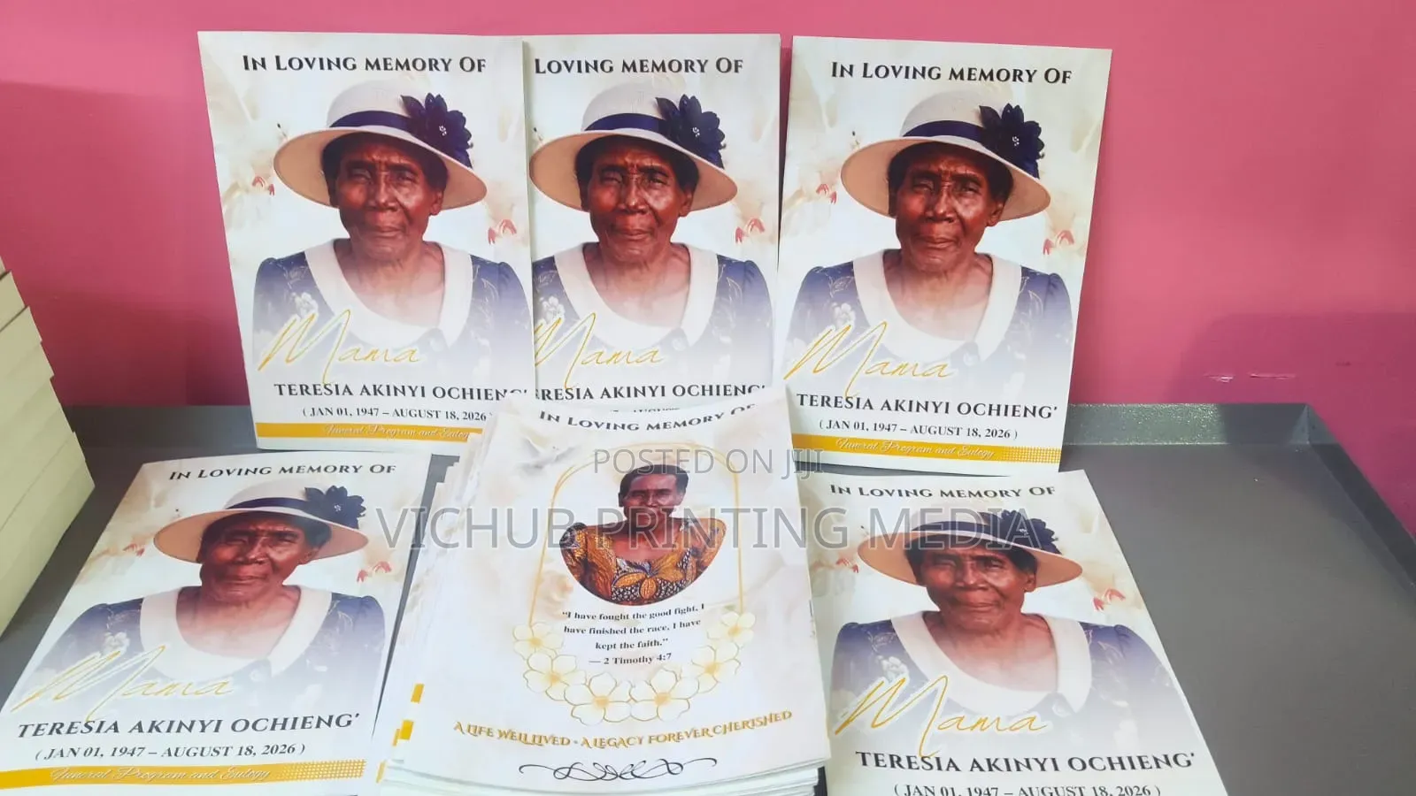 Eulogy Printing