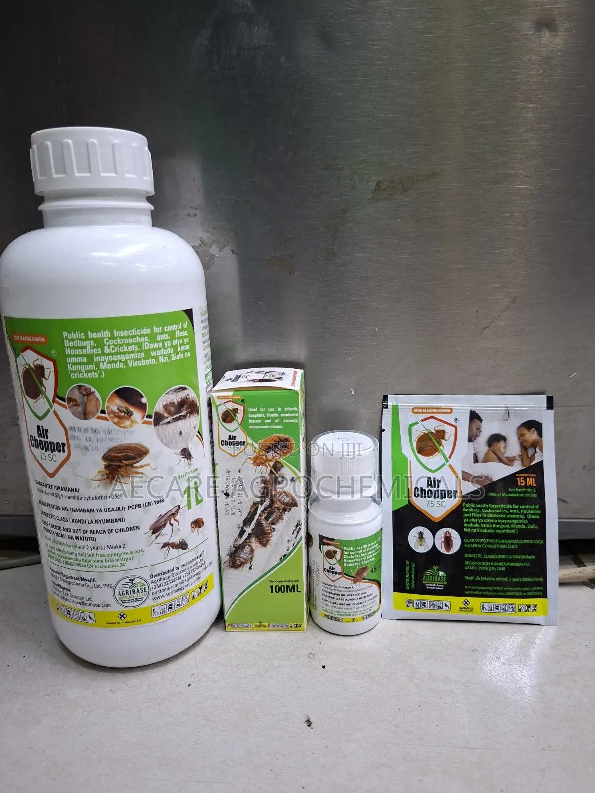 Air Chopper Pesticide 7.5sc Bedbugs 15ml, 45ml, 100ml, 1litre