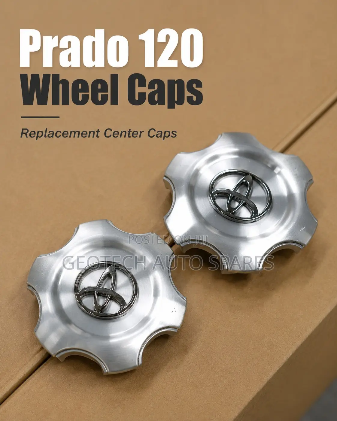 Toyota Prado 120 Wheel Caps Set – Centre Rim Cover Caps