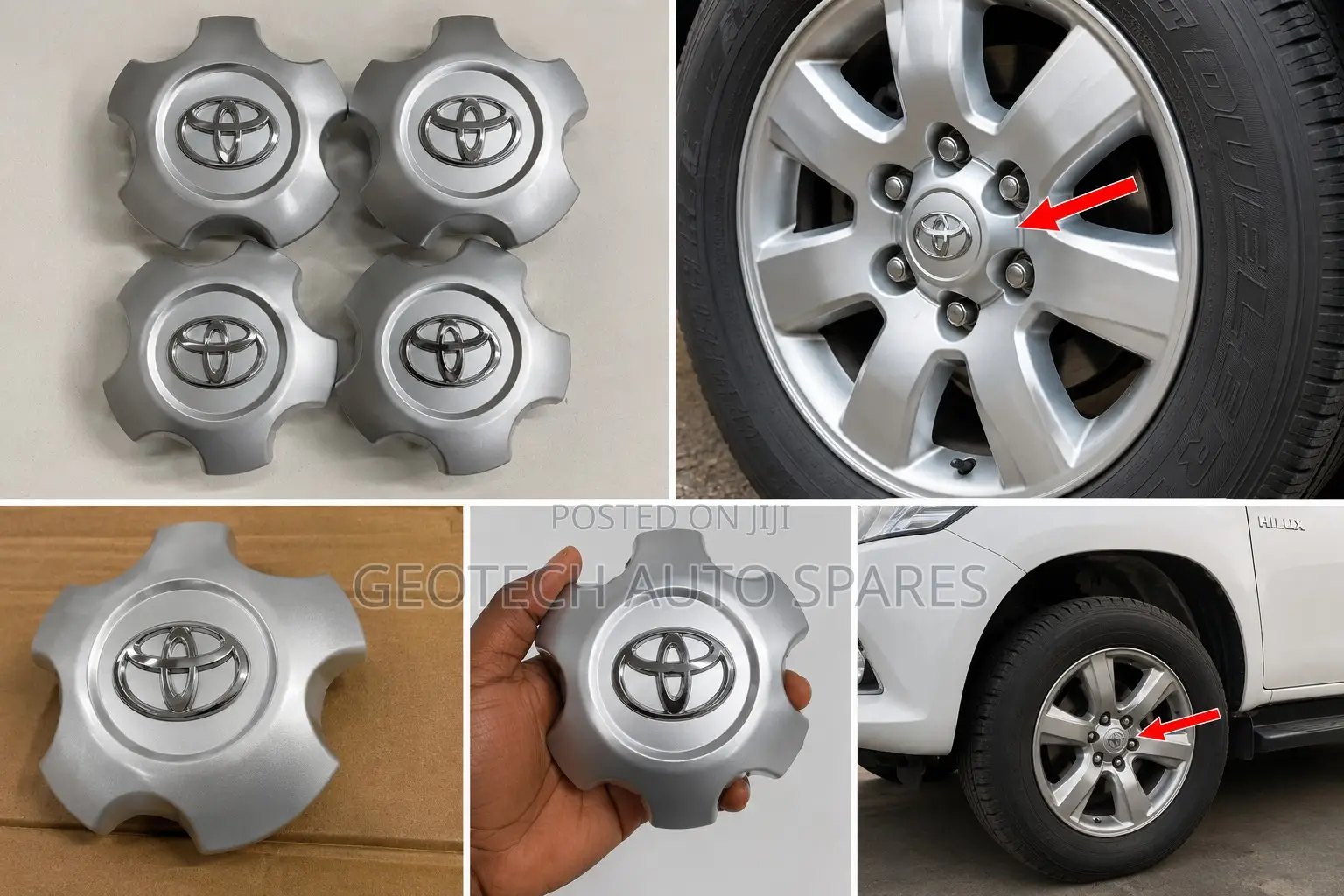 Toyota Hilux Vigo Wheel Caps Centre Rim Hub Covers Replacement