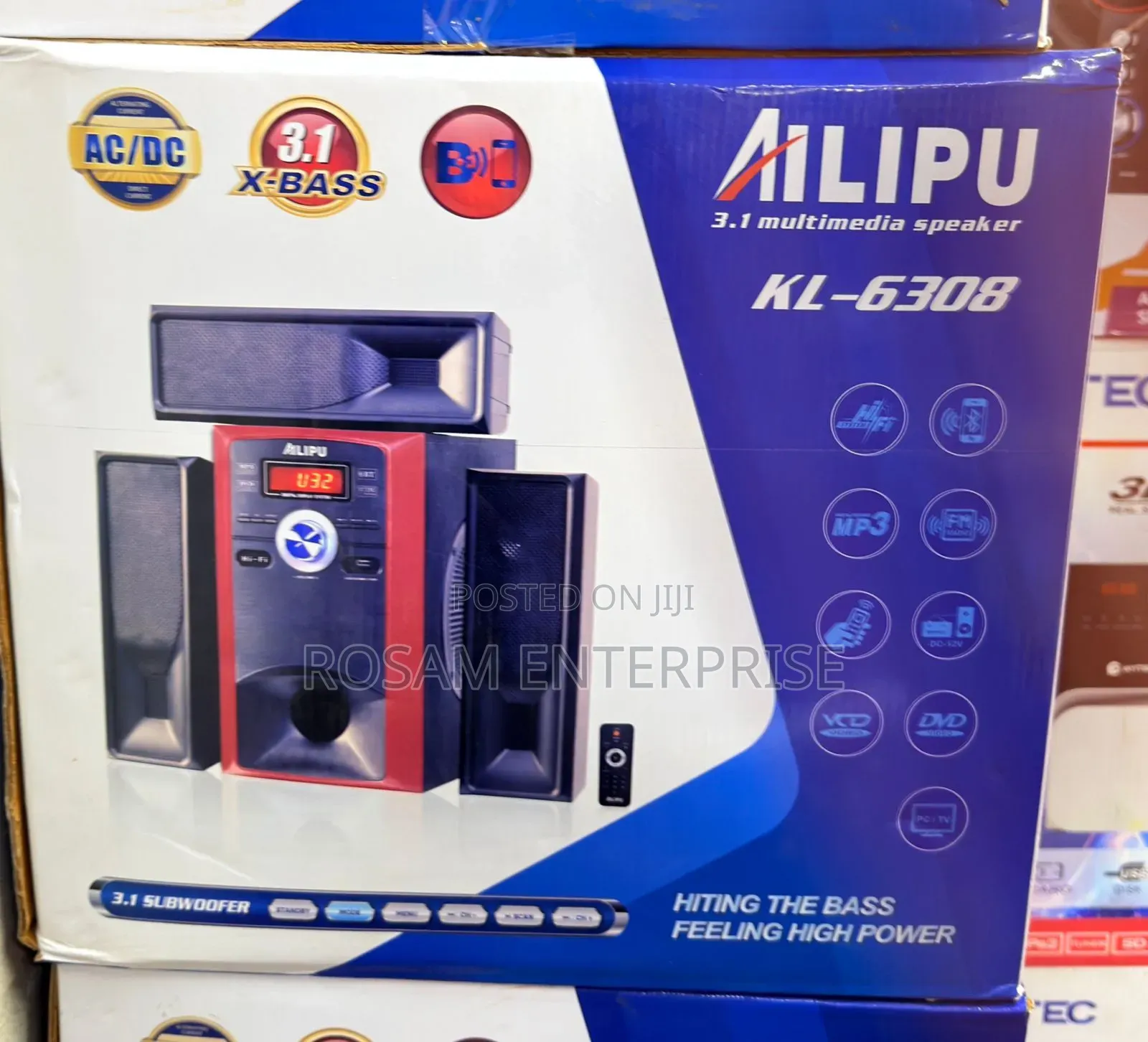 ALIPU KL-6308 3.1 Multimedia Speaker System.