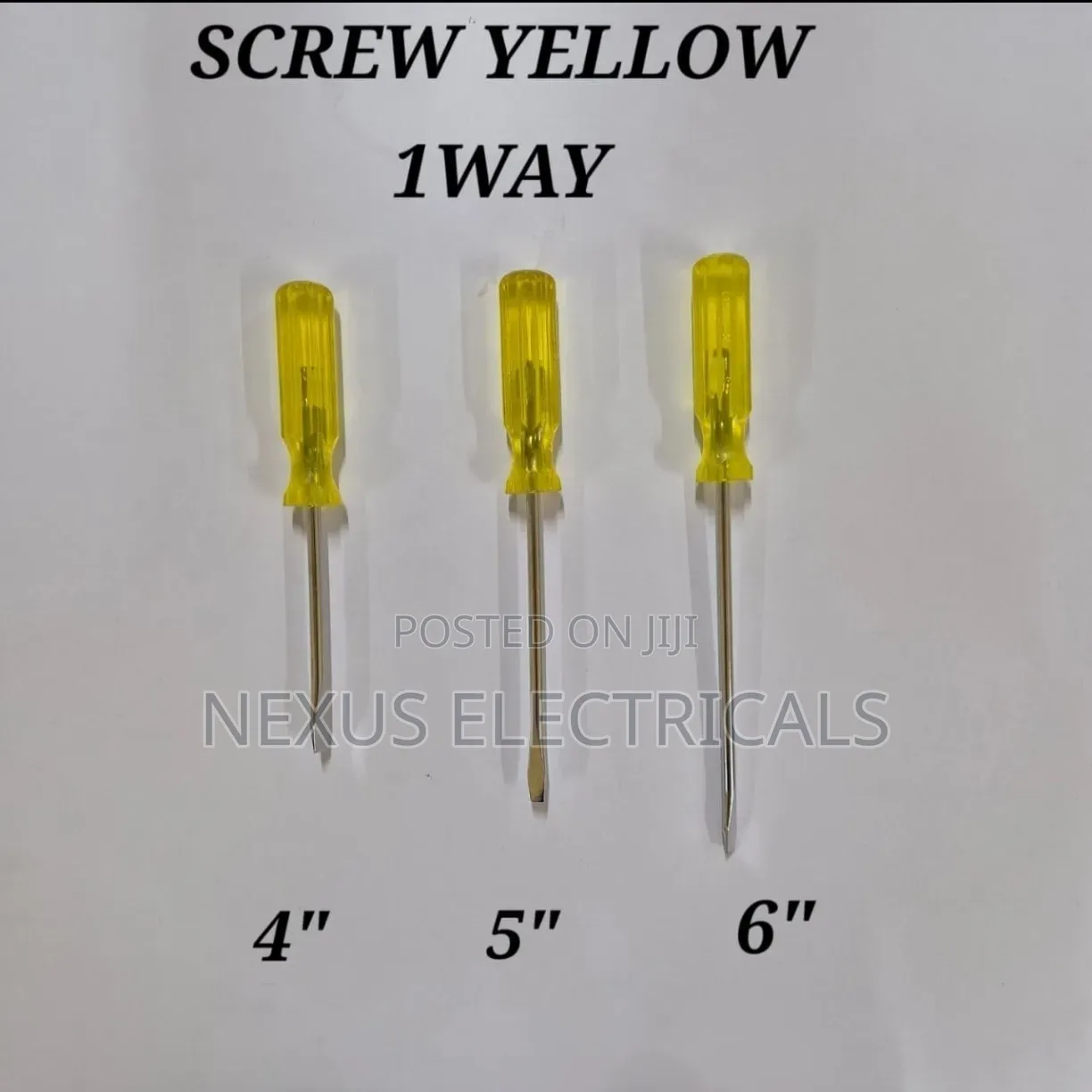 Screw Driver One Way Yellow
