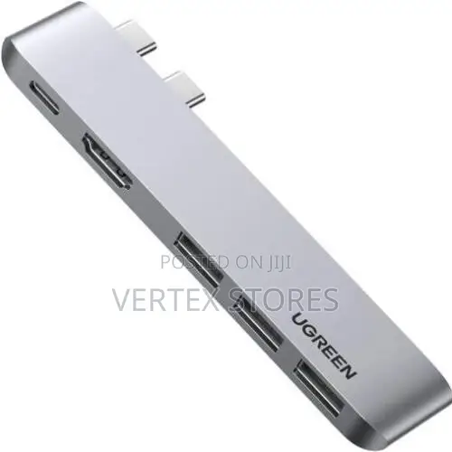 UGREEN CM251 5-in-2 USB-C Hub for MacBook - Space Gray