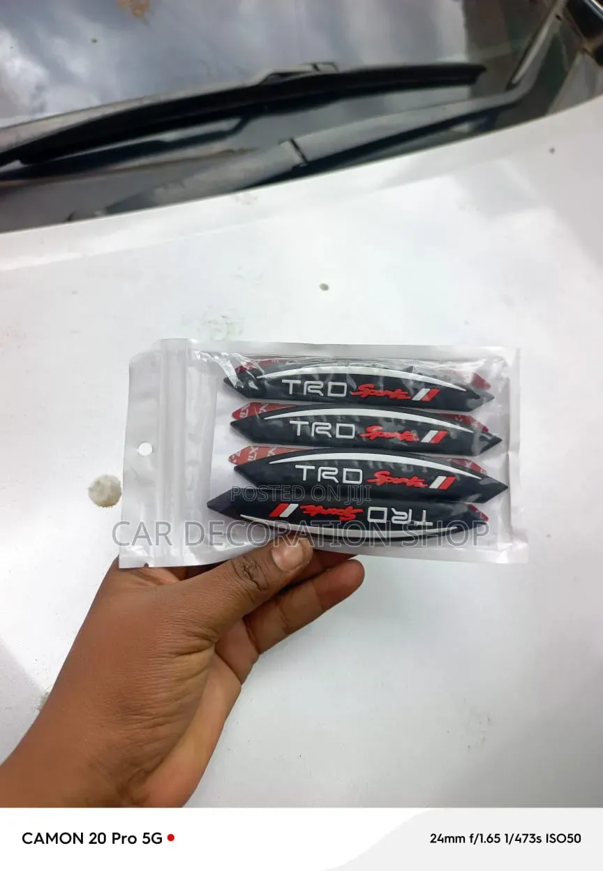 4pc Rubber TRD Antiscratch Car Door Edge Guard Protector
