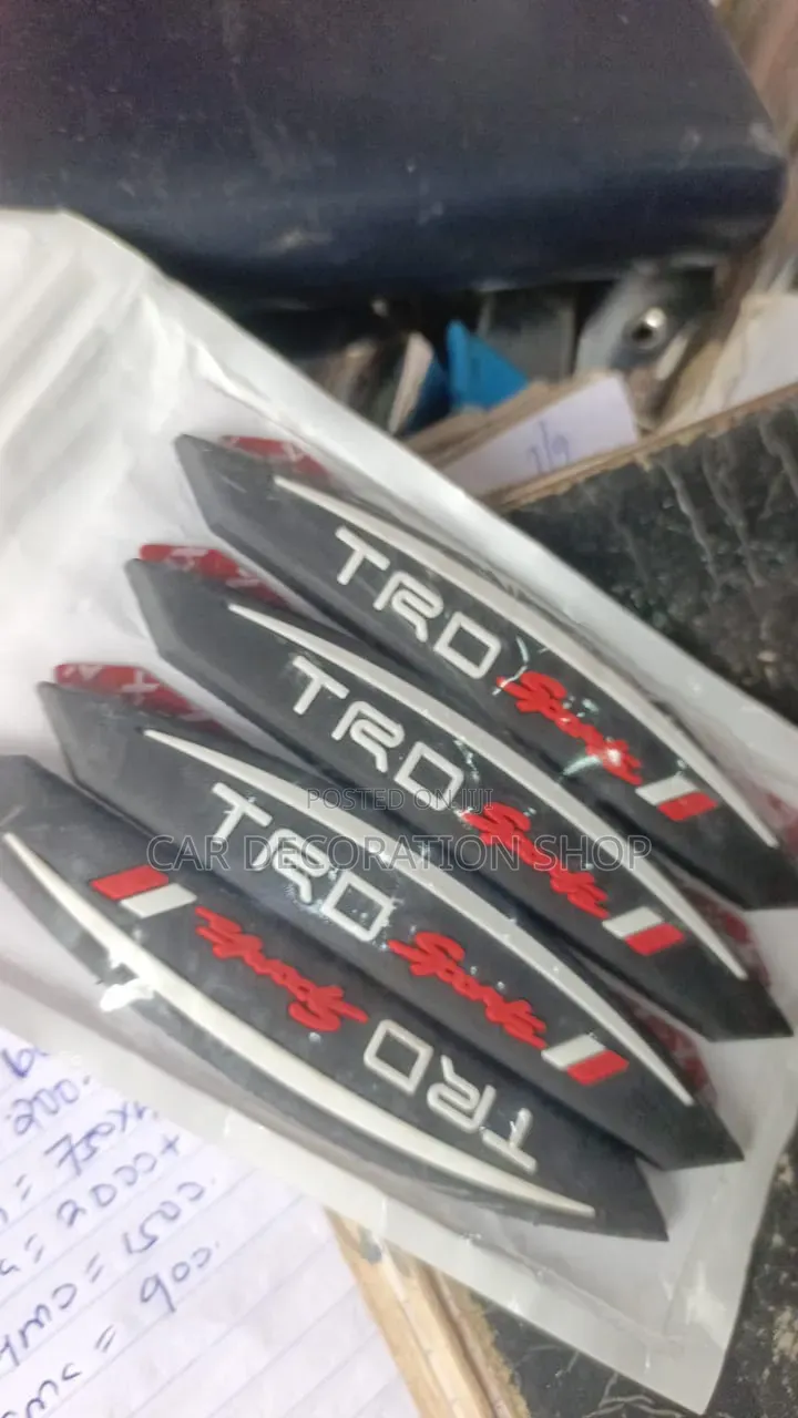 Sporty Performance Styled Accent Line TRD Door Guards