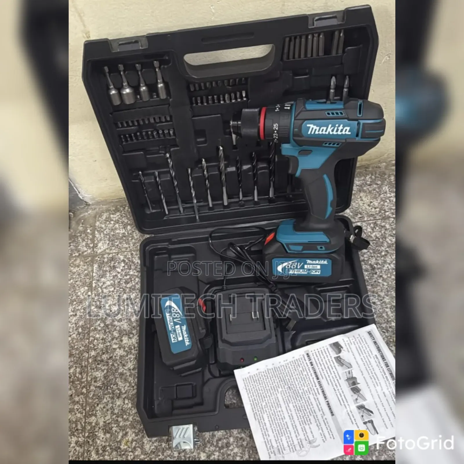 Makita Cordless Brushless Drill 88V