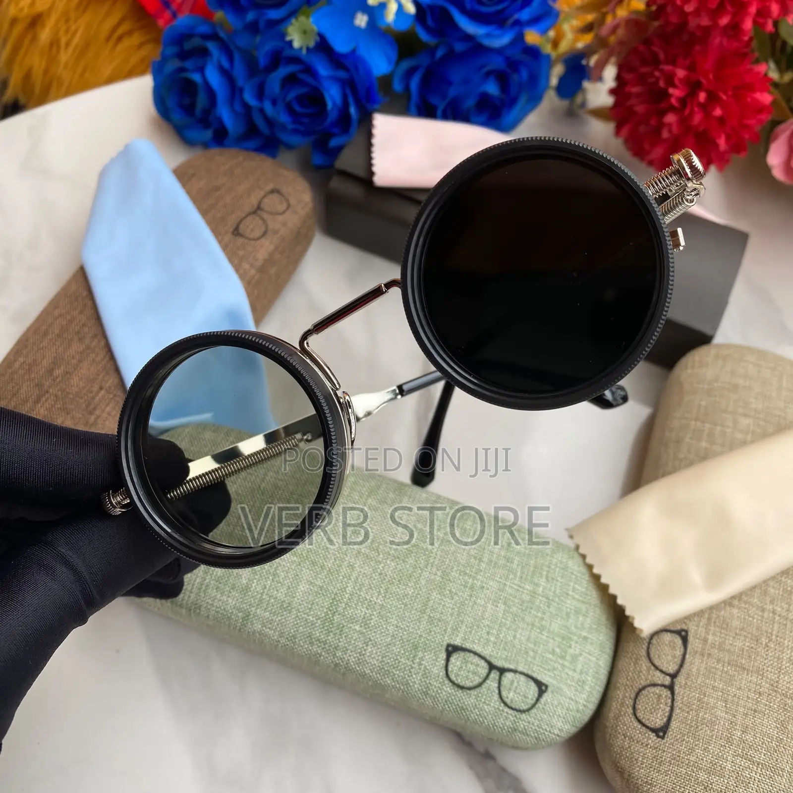 Adjustable 9 Gear Sun Dimming Glasses