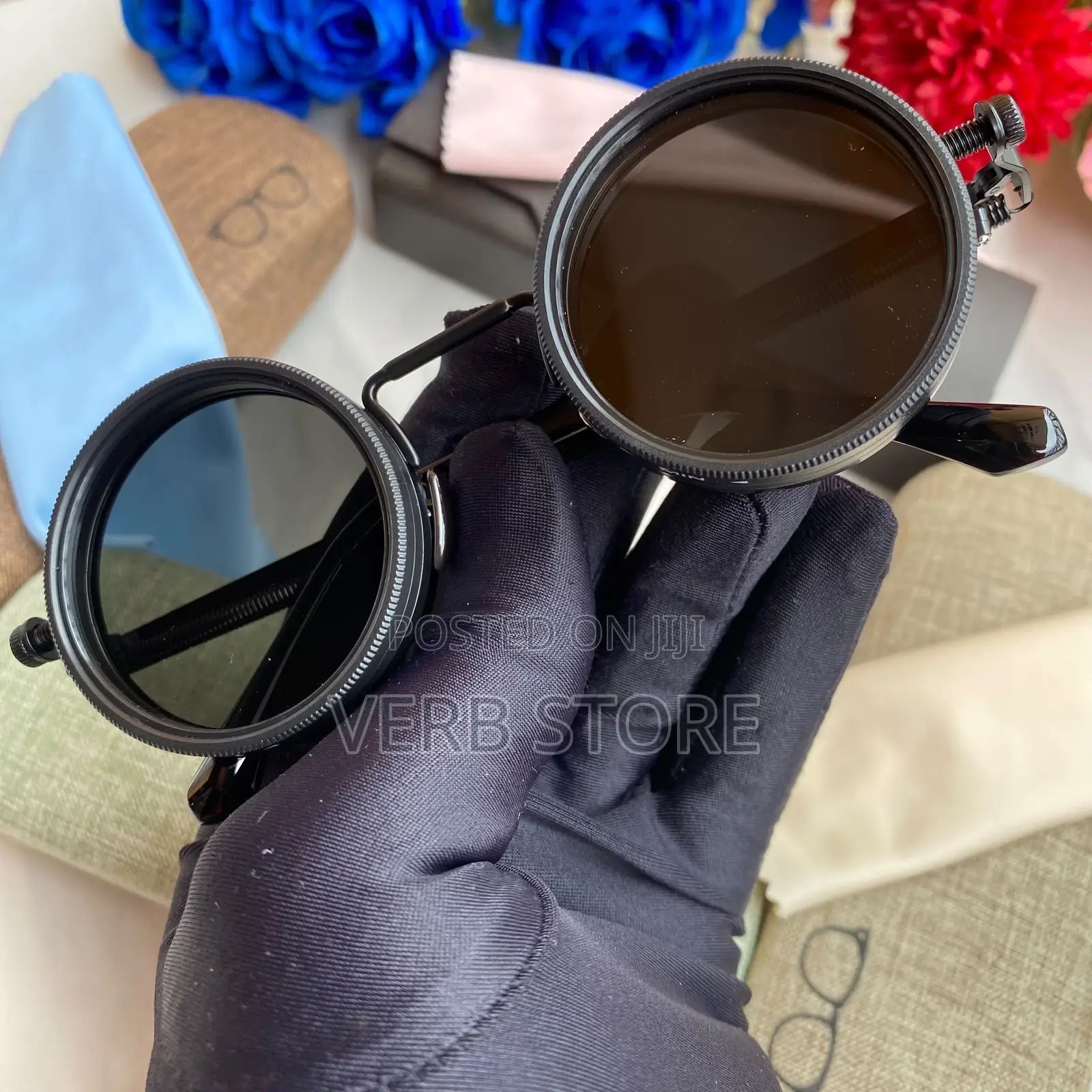 Adjustable 9 Gear Sun Dimming Glasses