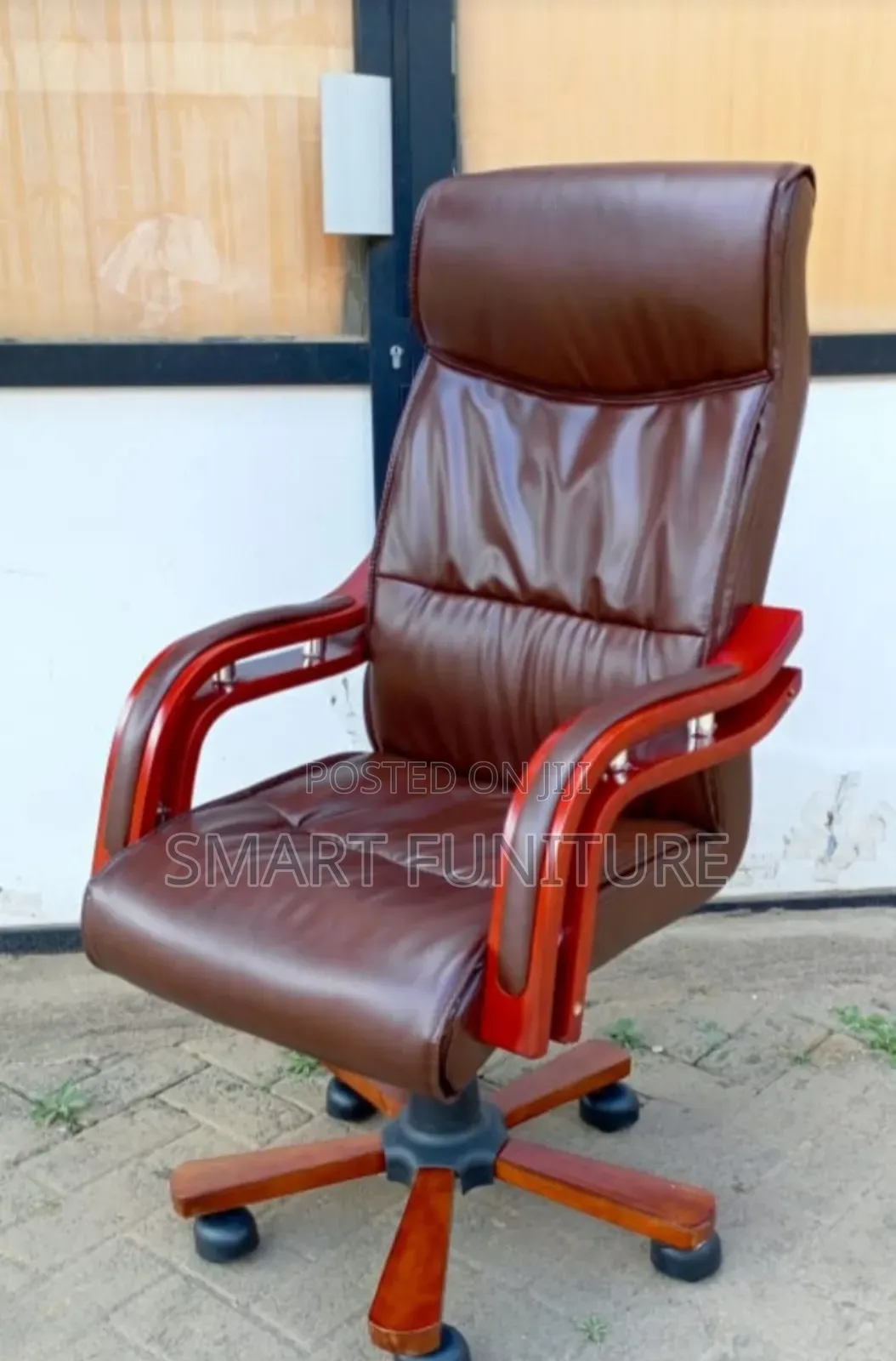 Mahogany Finished Office Chair Desk Chair
