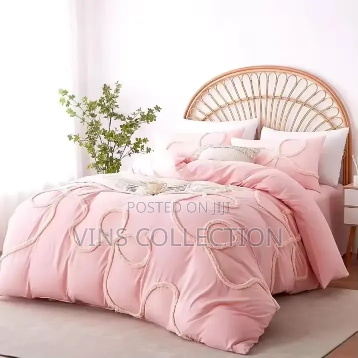 Bowknot Tufted Duvet Cover Set