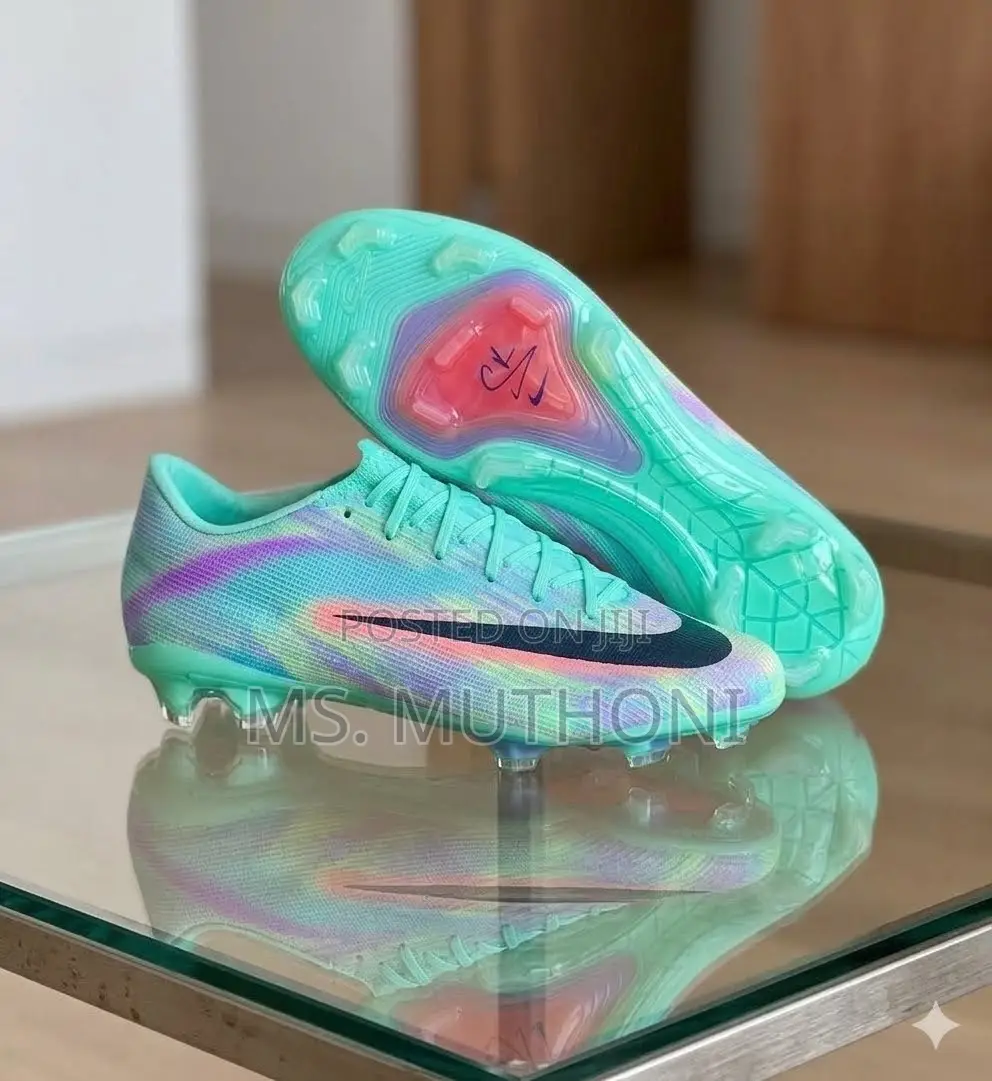 Green / Aqua Mist / Fusion Pink  Nike Mercurial Firm Ground Size 40-45