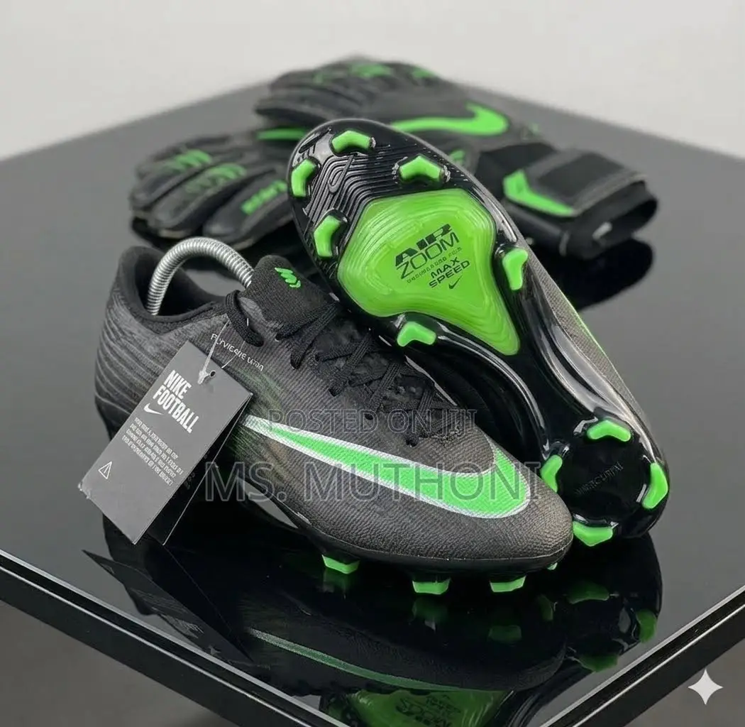 💚🖤Nike Air Zoom Mercurial Superfly XI Elite FG - Black/Illusion Green