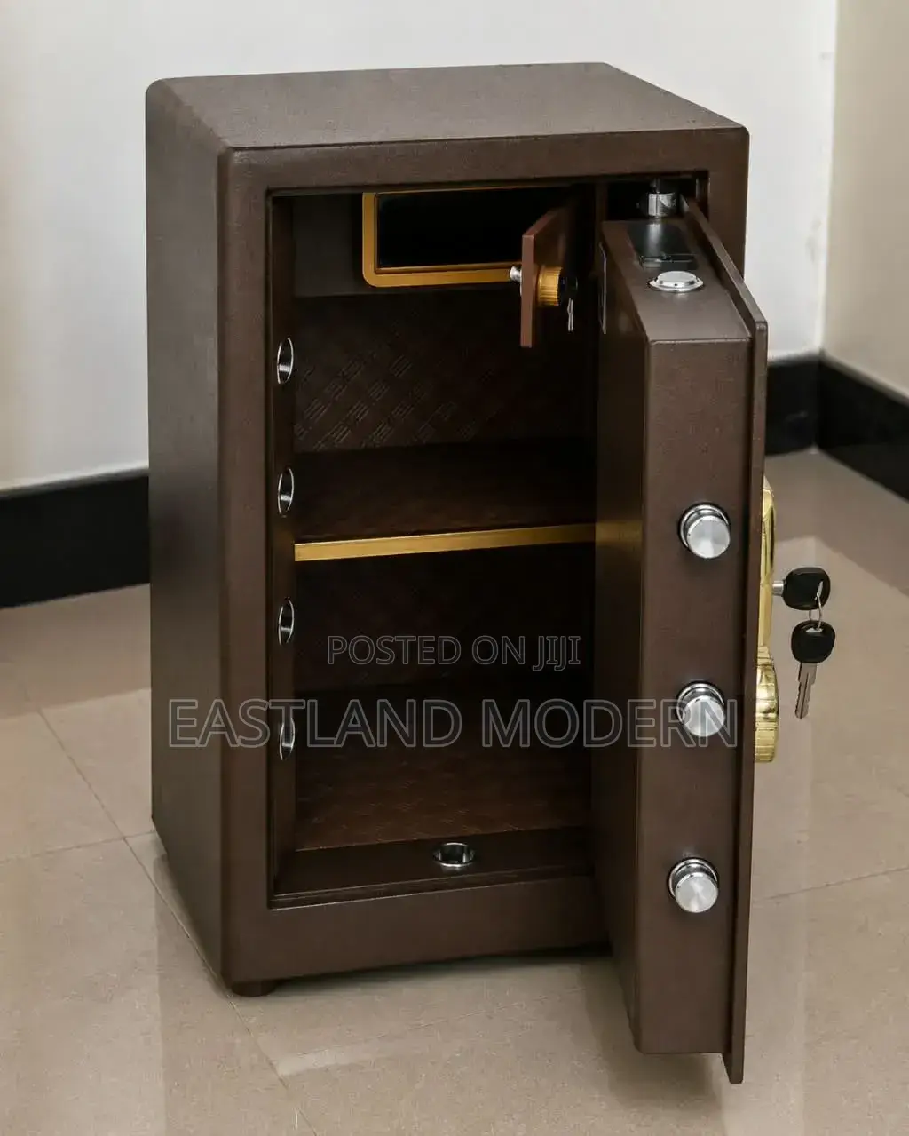 Secure Steel Digital & Key Lock Safe Box