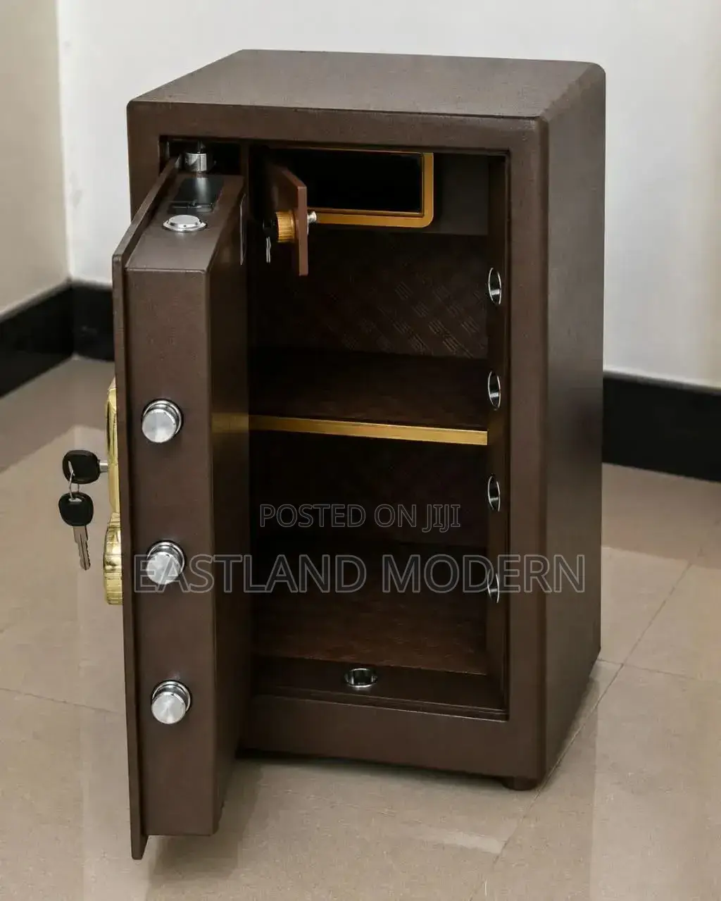 Secure Steel Digital & Key Lock Safe Box