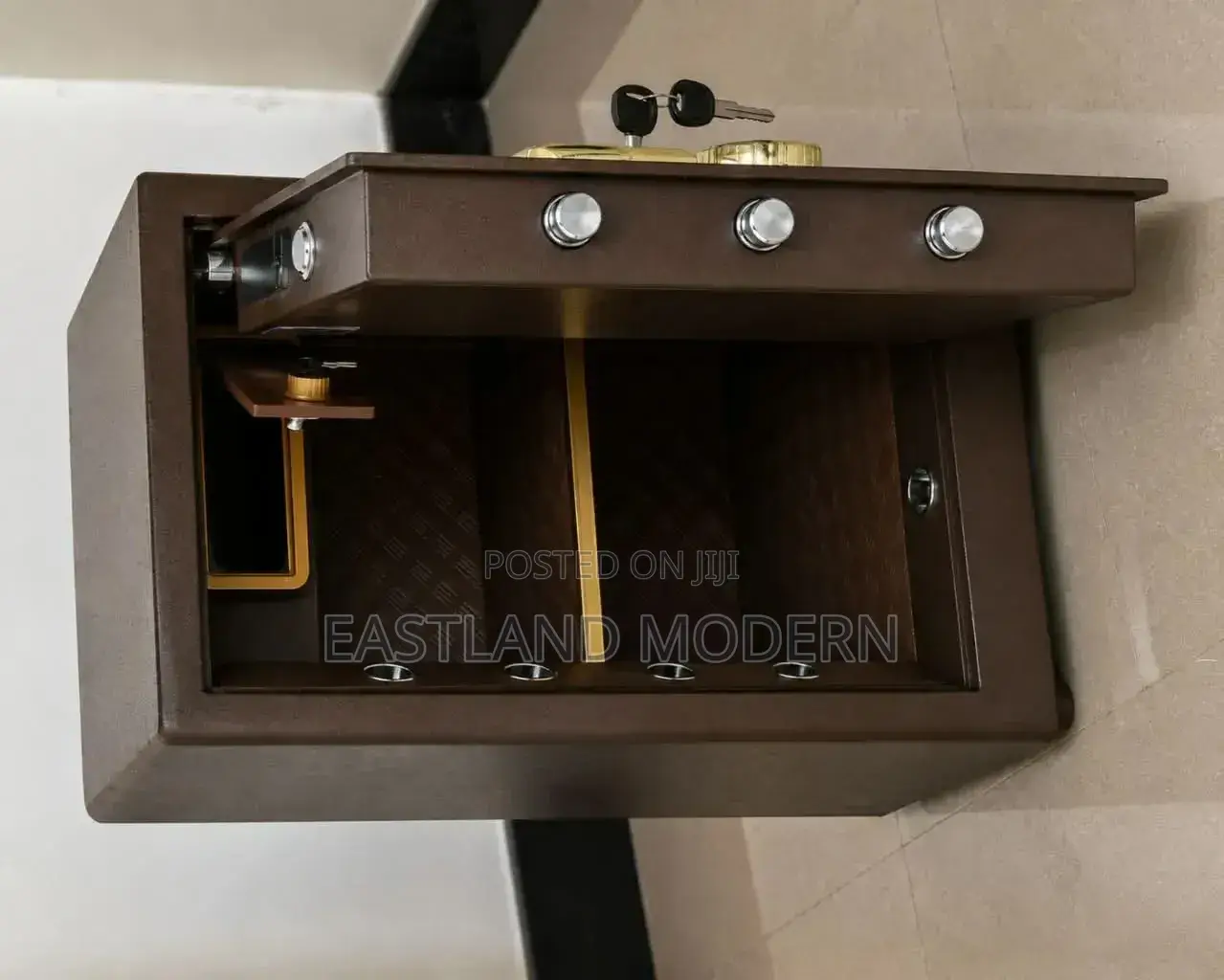 Secure Steel Digital & Key Lock Safe Box