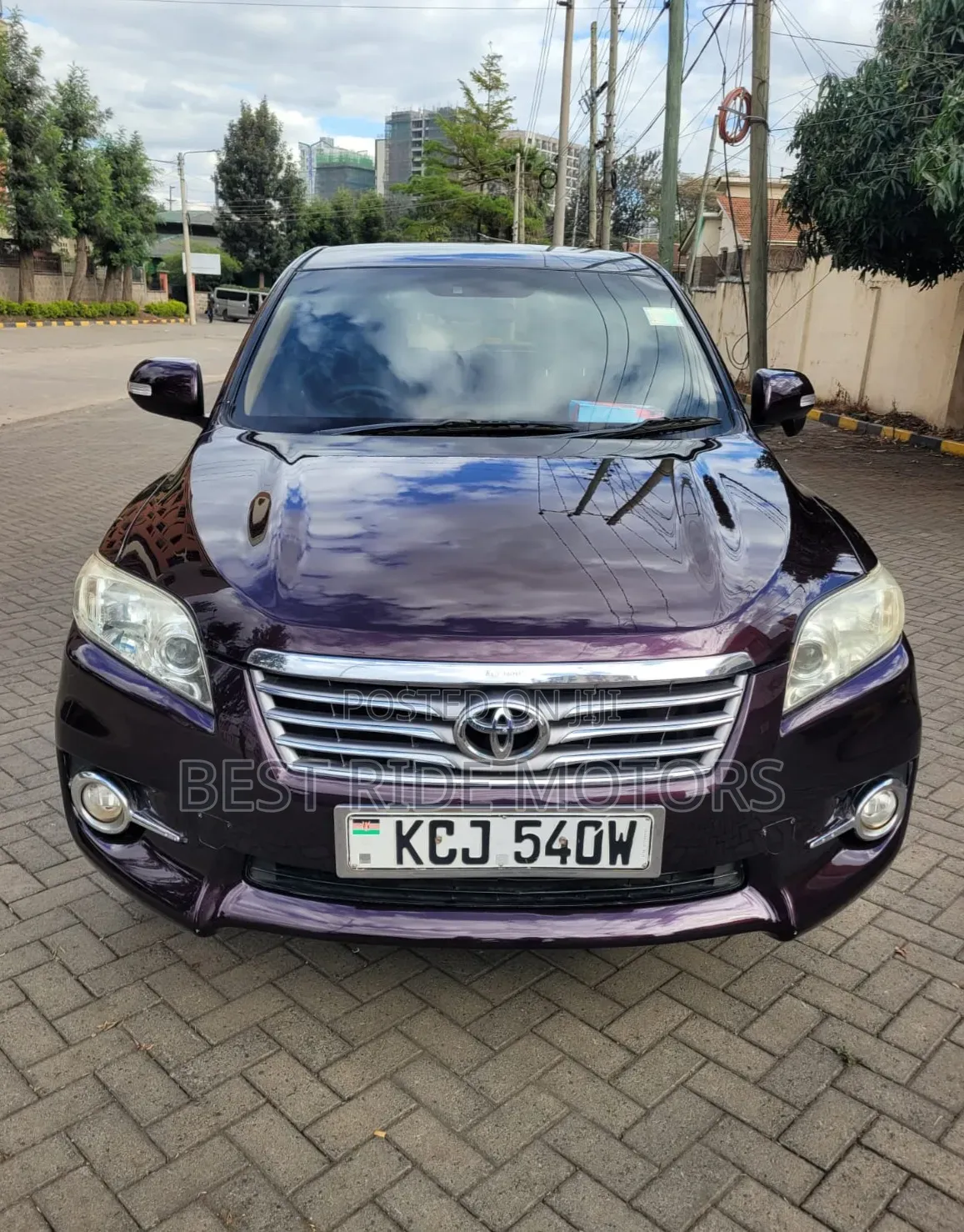 Toyota Vanguard 2011 Burgundy