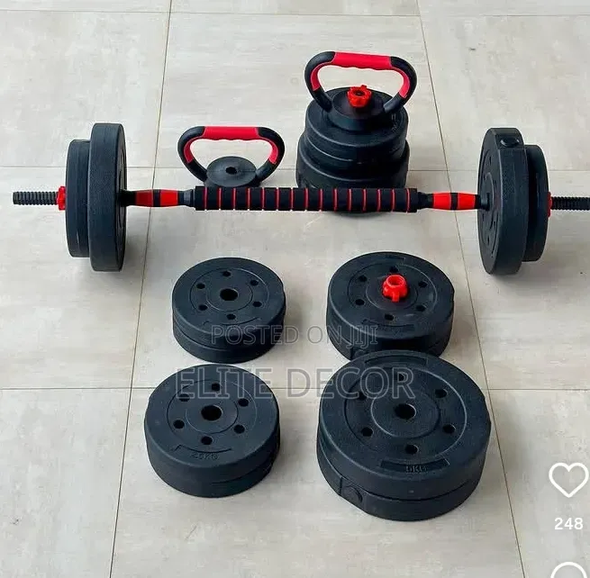 30KG 6-in-1 Adjustable Kettlebell Weight Set – Home Gym