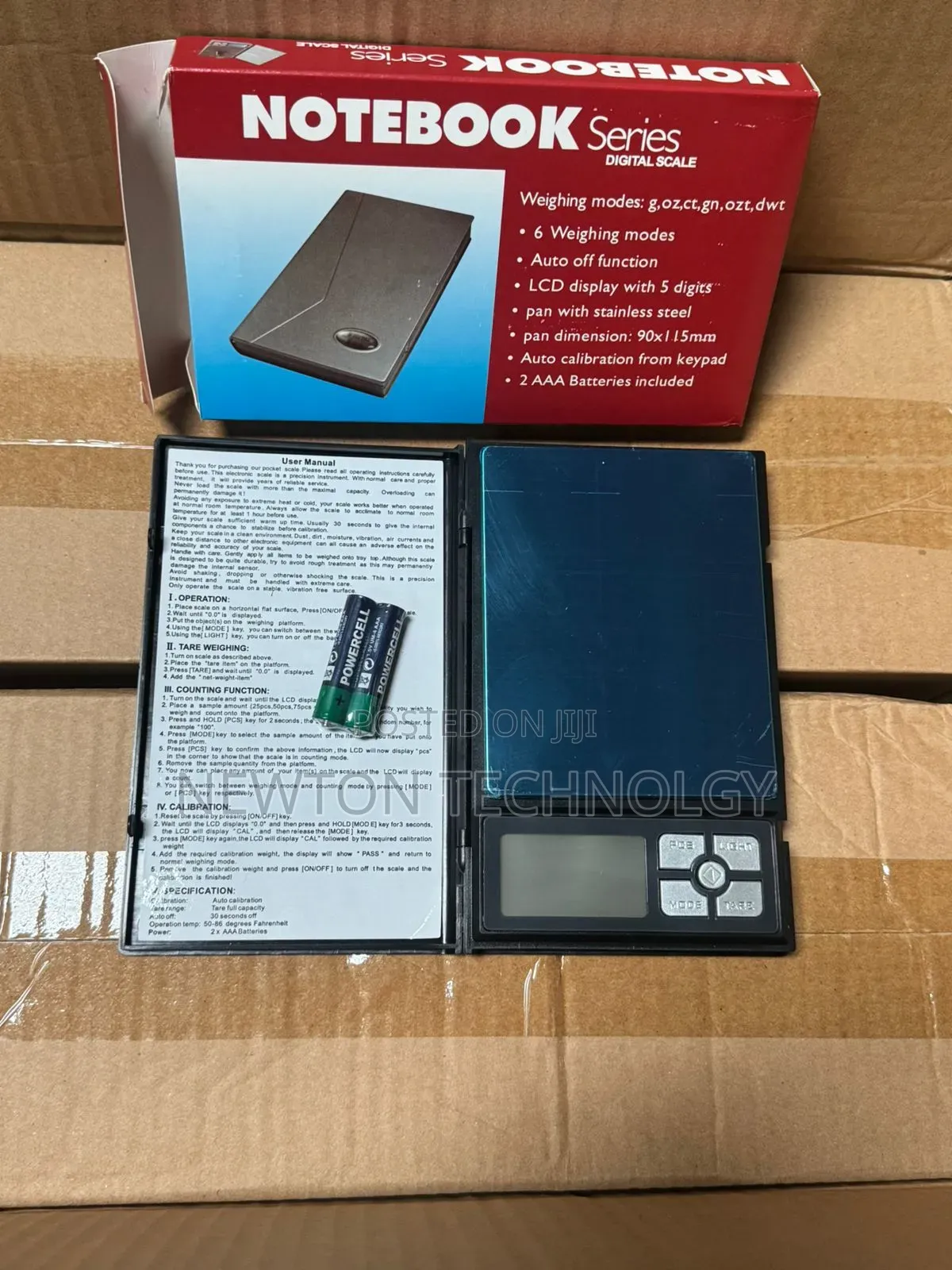 Notebook 500gram Digital Scale