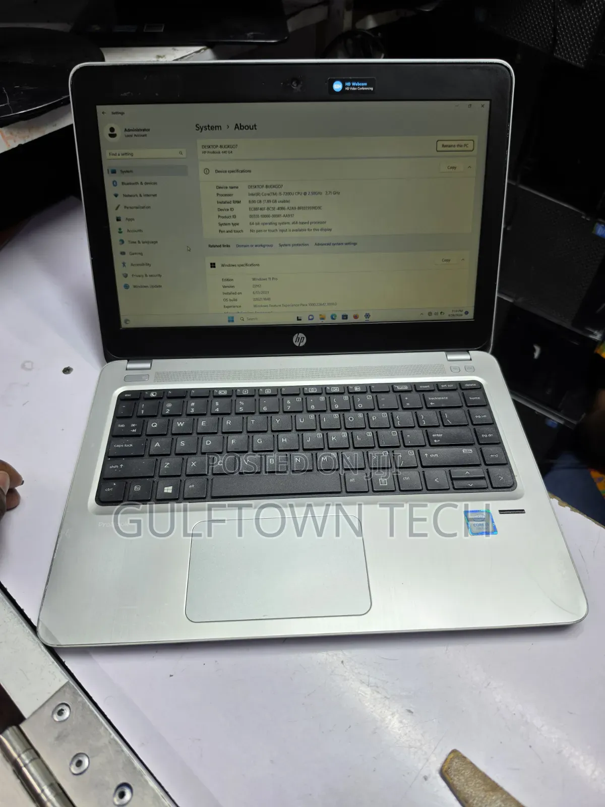 Laptop HP ProBook 440 G3 8GB Intel Core i5 SSD 256GB