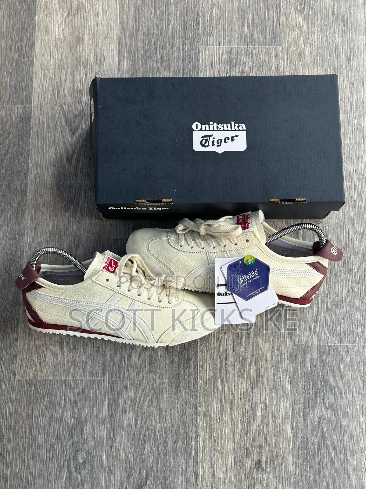 Onitsuka Tiger Mexico 66 Creame Burgundy