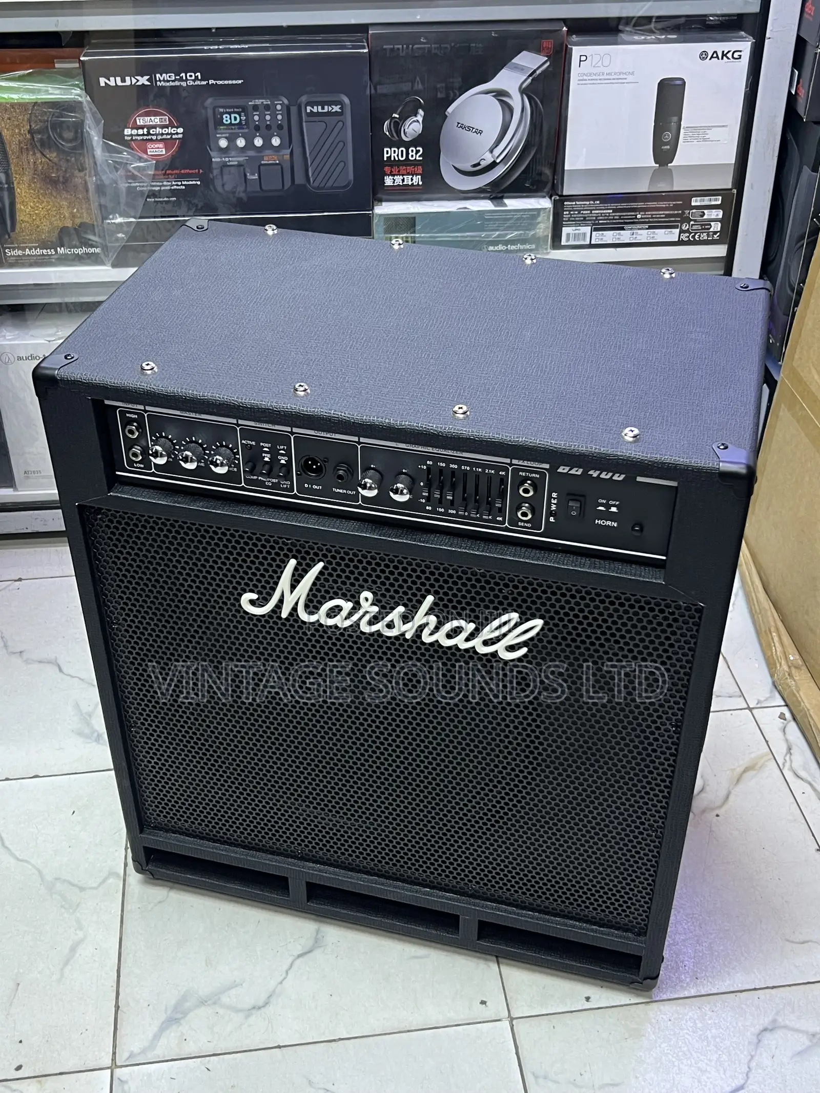 Marshall BA400 Professional Bass Guitar Amp Combo - Tour-Ready 400W