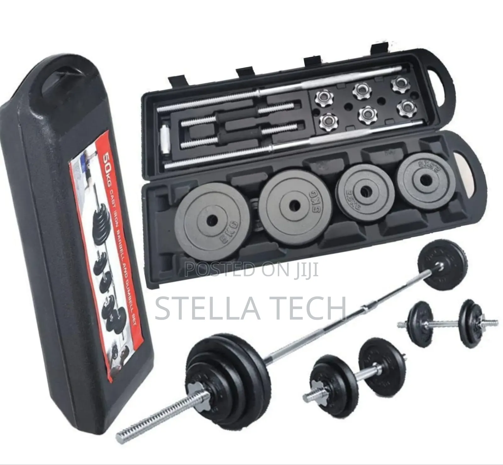 York 50kg Dumbbells Set