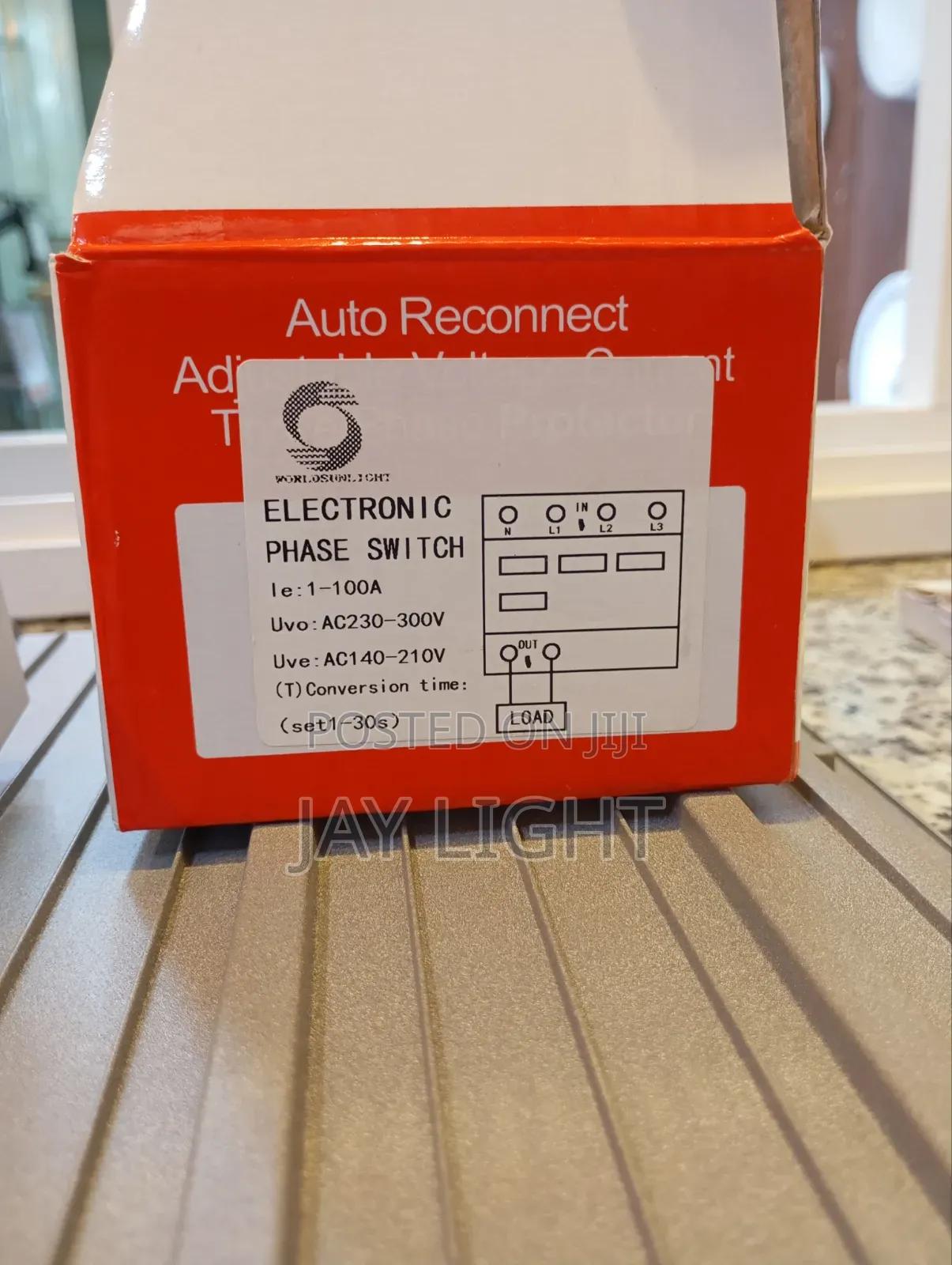 100A Adjustable Voltage Changeover Switch Automatic Phase Selector