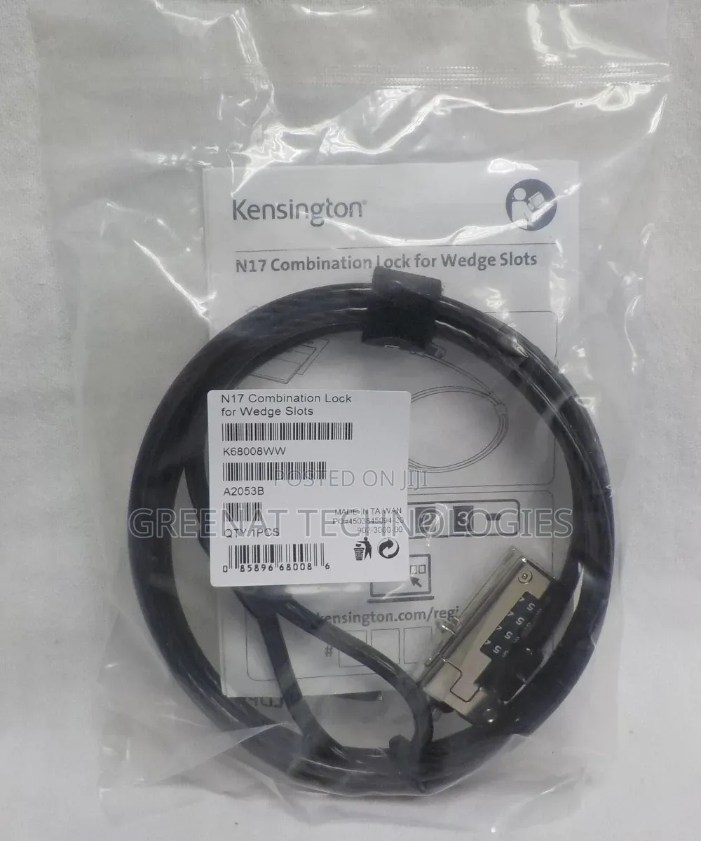 Laptop Lock Kensington N17 Combination Lock