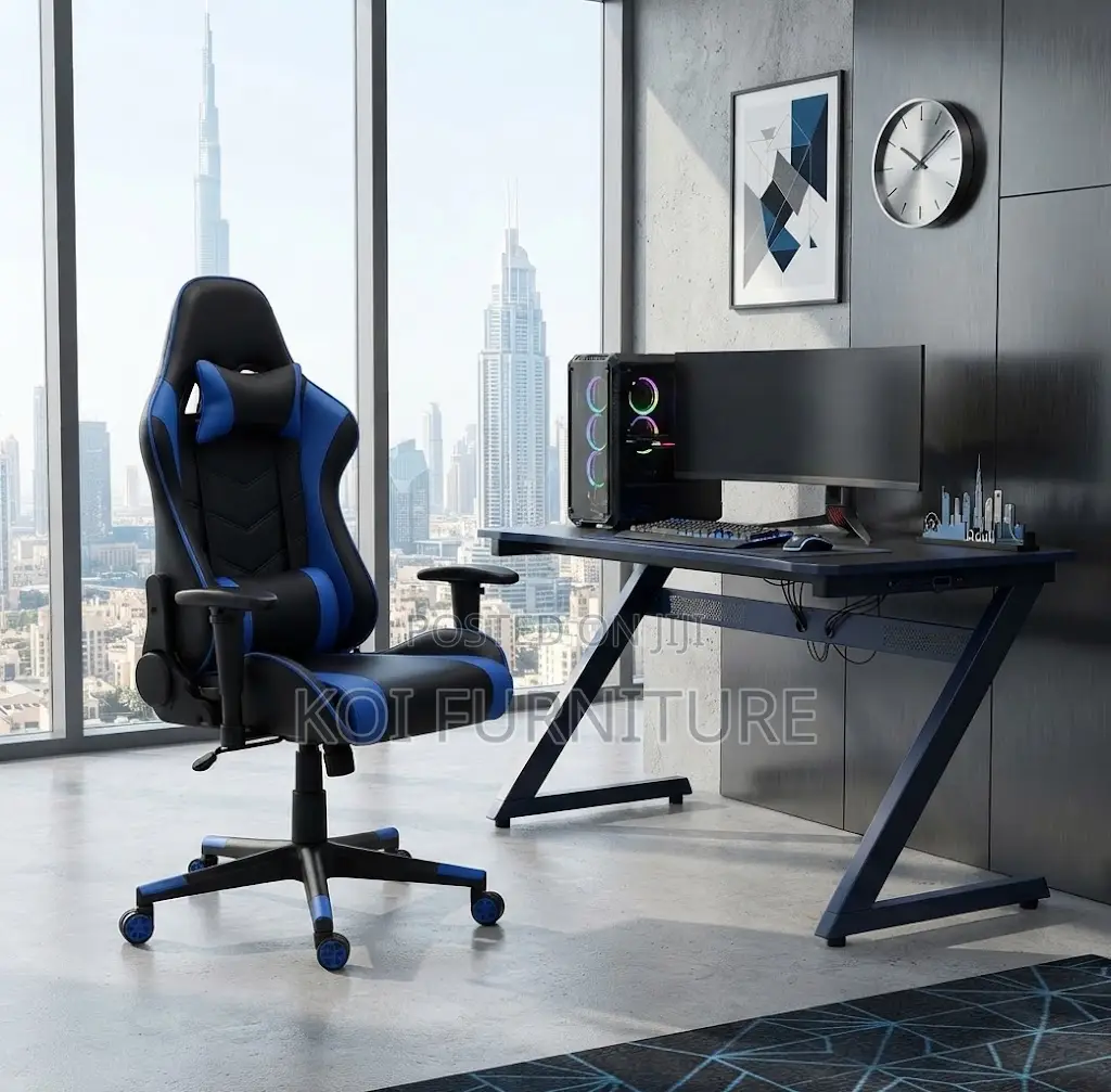 Office Chairs; High Back Reclining Studio Chairs With Pillow Rest