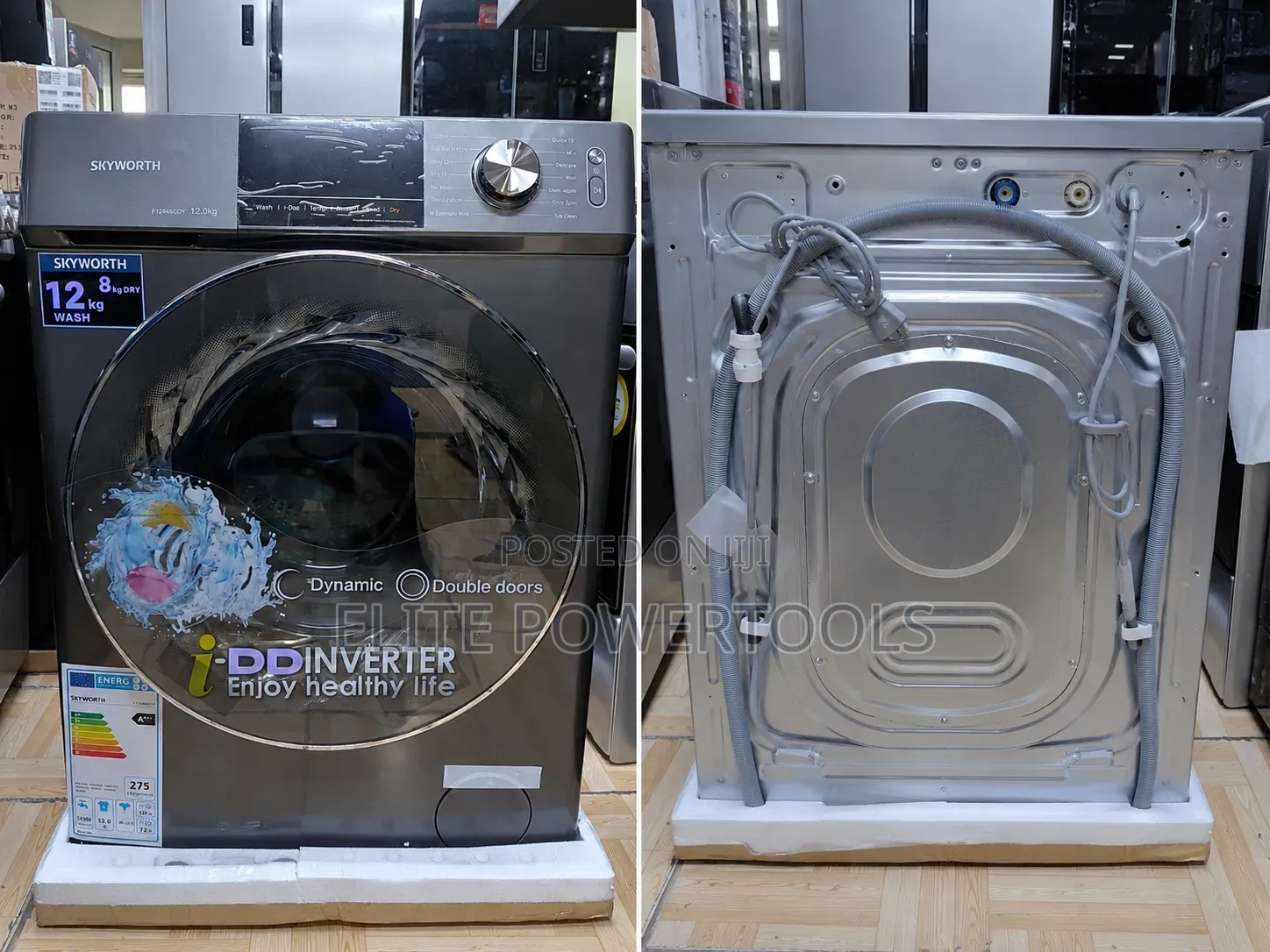 Skyworth 12/8kg Wash and Dry  Washing Machine