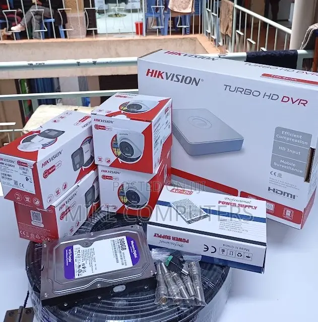 Hikvision Smart Hybrid 4 Channel Camera CCTV Kit 24/7
