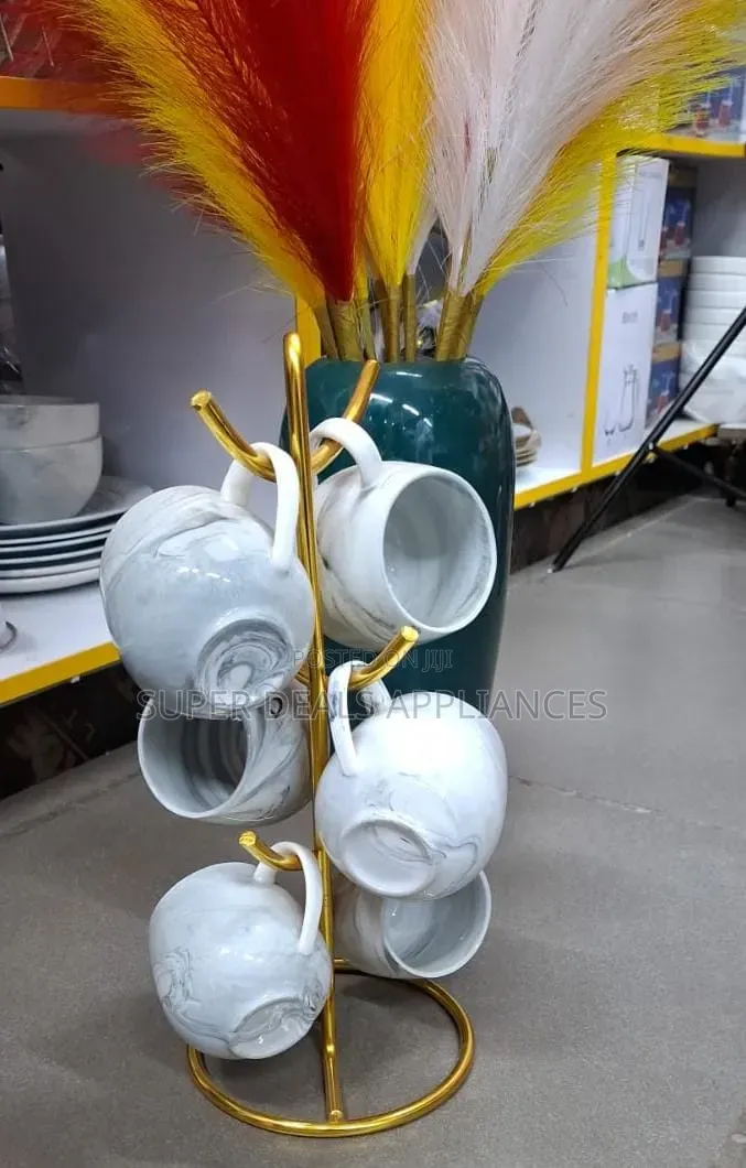 6 PCS Ceramic Pot Mugs