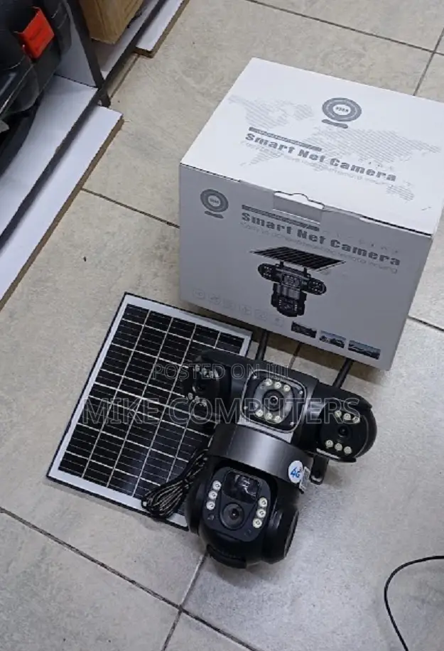 V380 Triple Lens Solar 4G Camera – Ideal for Farms
